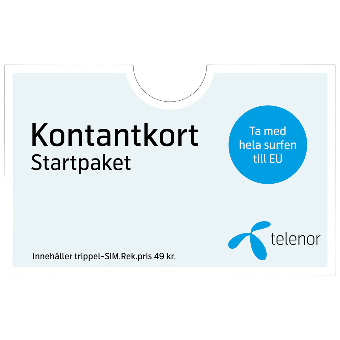 Telenor Startpaket Kontantkort