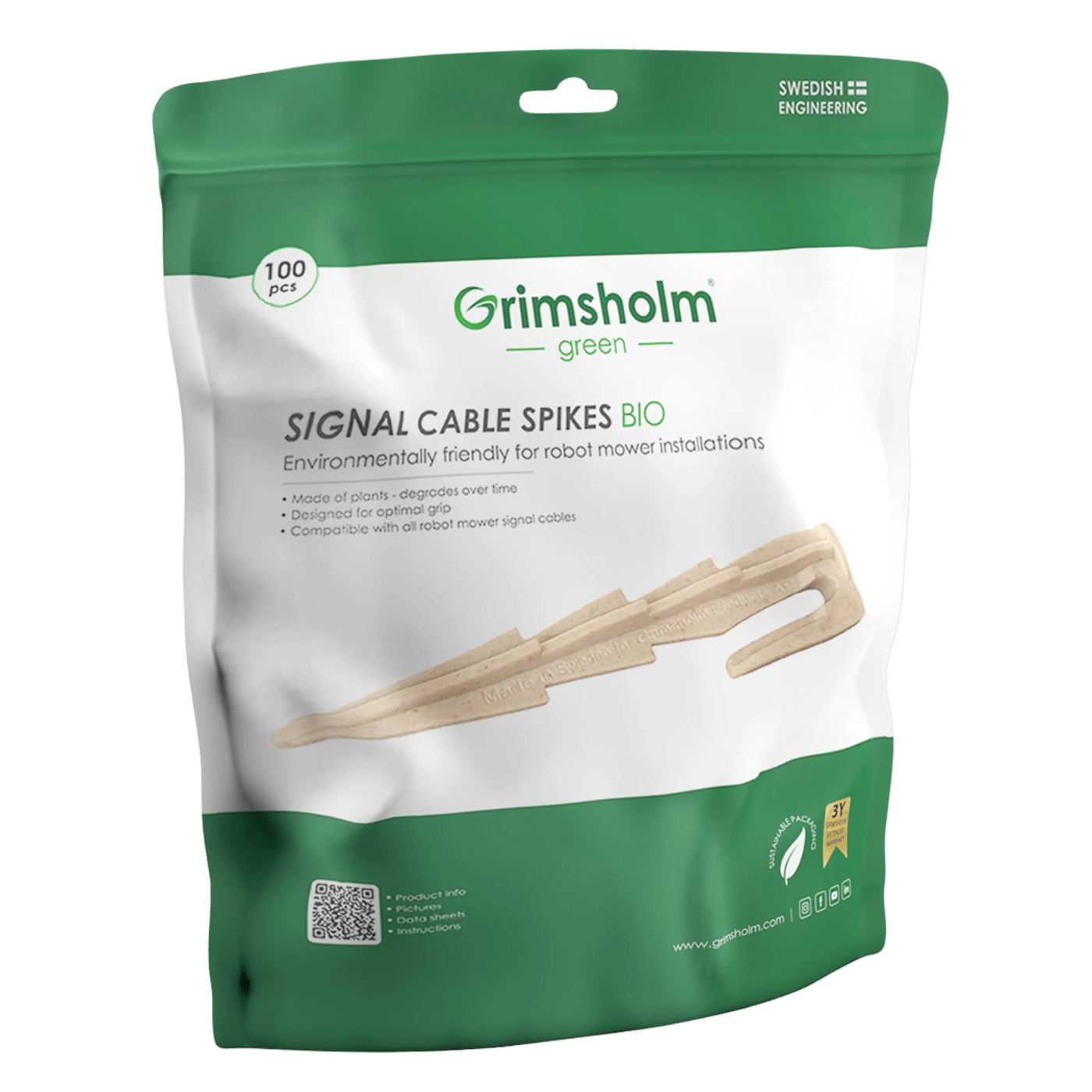 Grimsholm Signalkabelholder Bio 100-pk.
