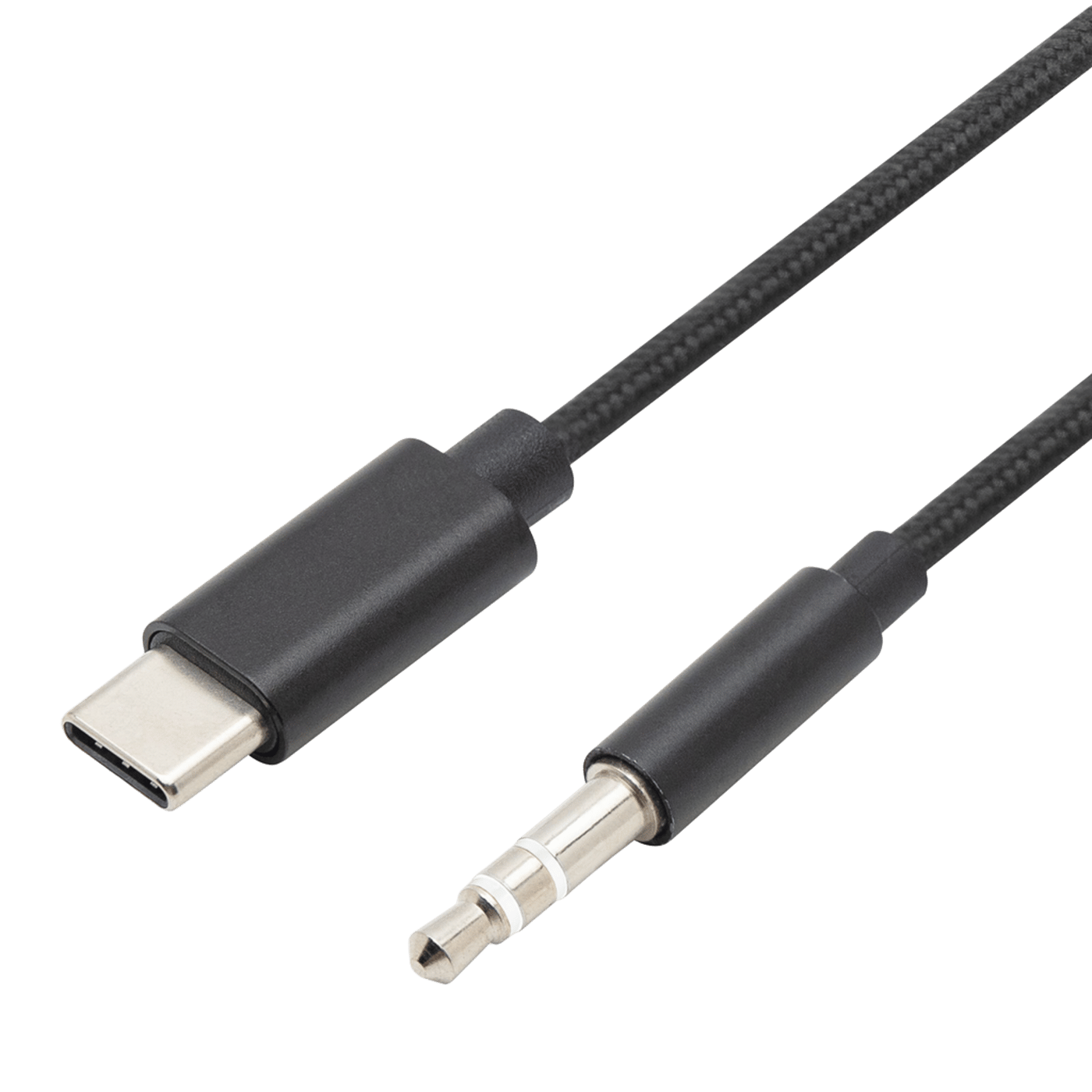 Linocell USB-C till 3,5 mm-kabel 1 m Svart