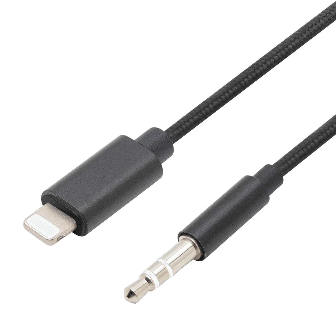 Linocell Lightning till 3,5 mm-kabel 1 m Svart