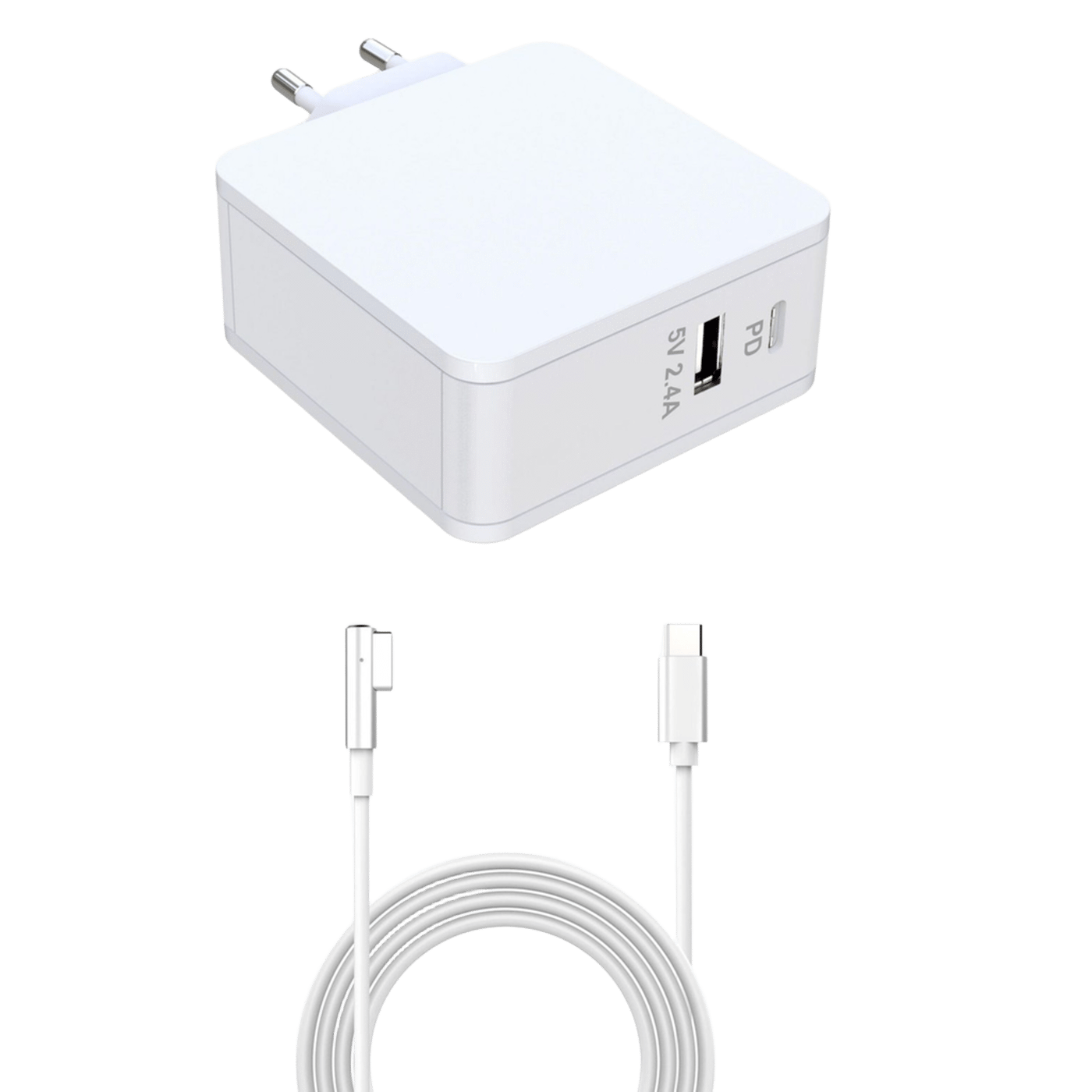 Magsafe 1-lader med USB-C 60 W