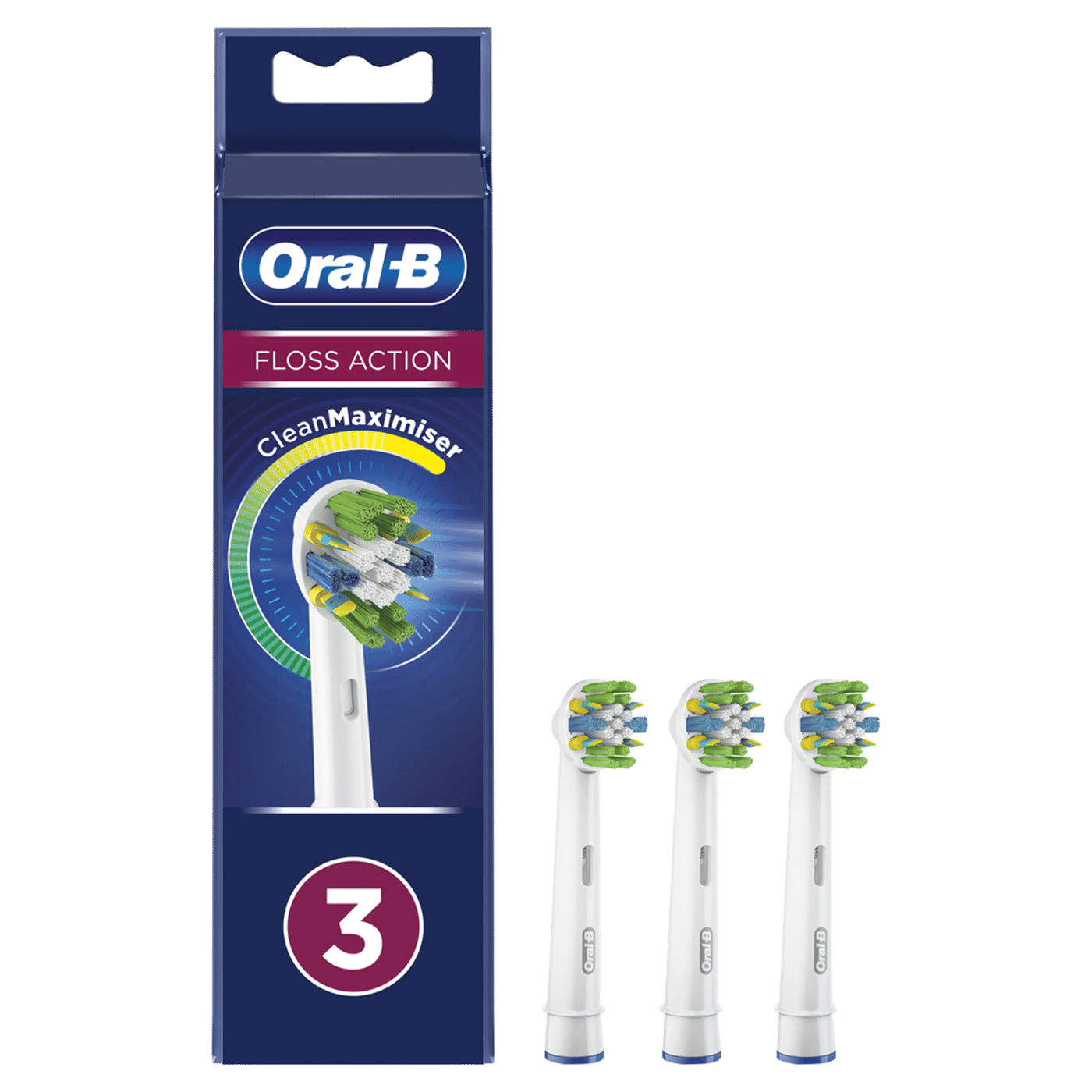 Oral-B Flossaction Tandborsthuvud 3-pack