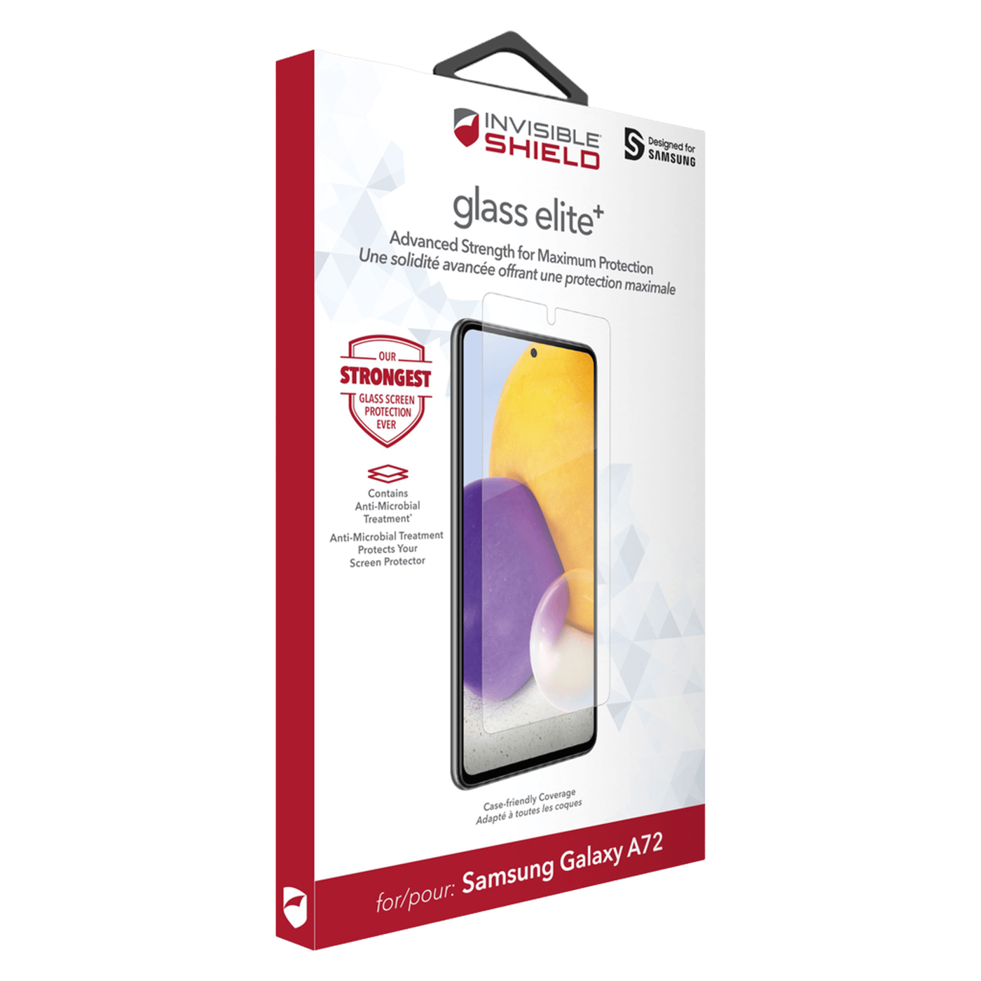 Invisible Shield Glass Elite + Skärmskydd för Galaxy A72