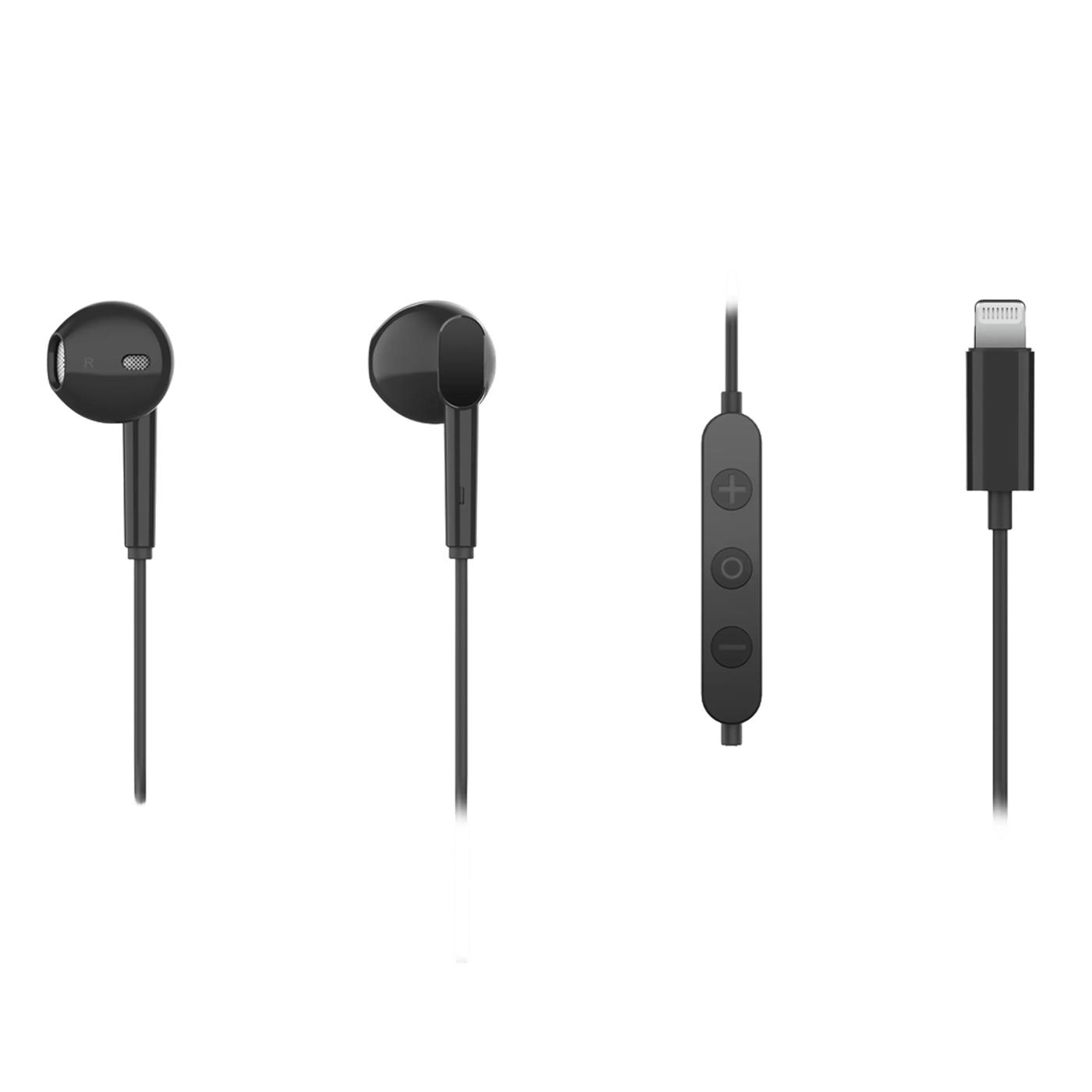 Linocell Lightning-hörlurar Svart