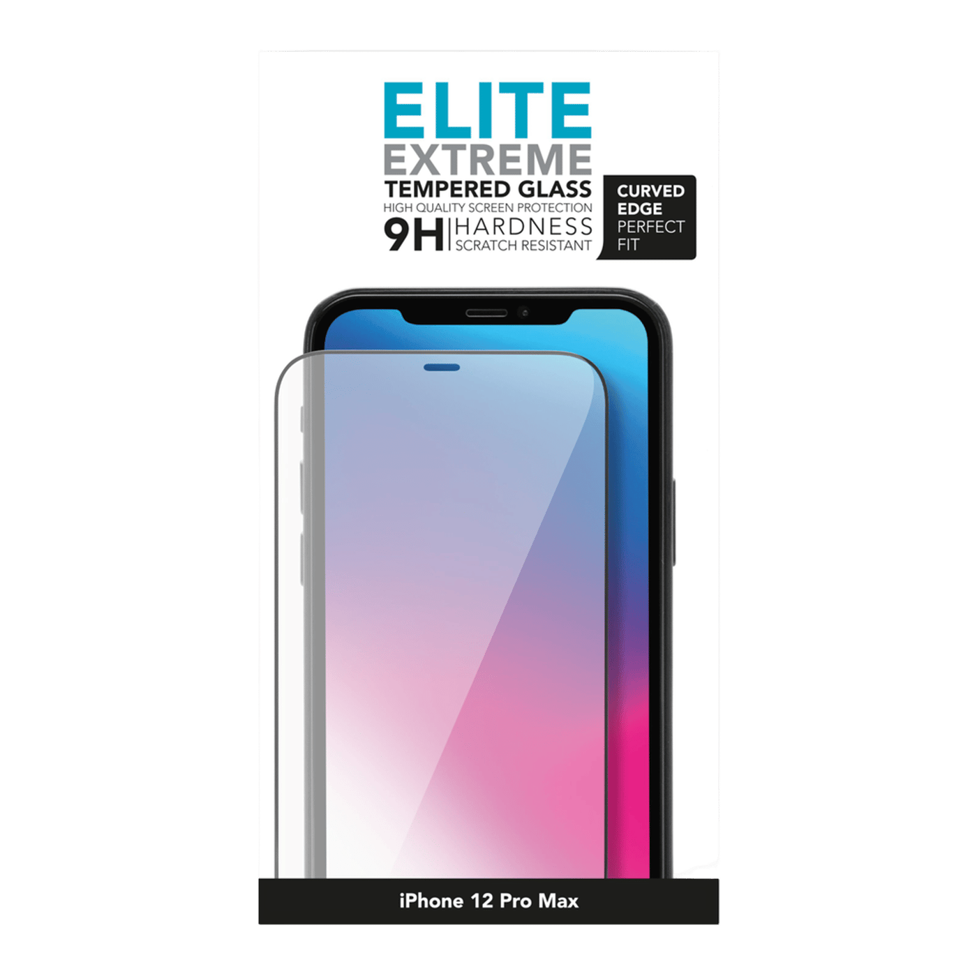 Linocell Elite Extreme Curved Skjermbeskytter for iPhone 12 Pro Max