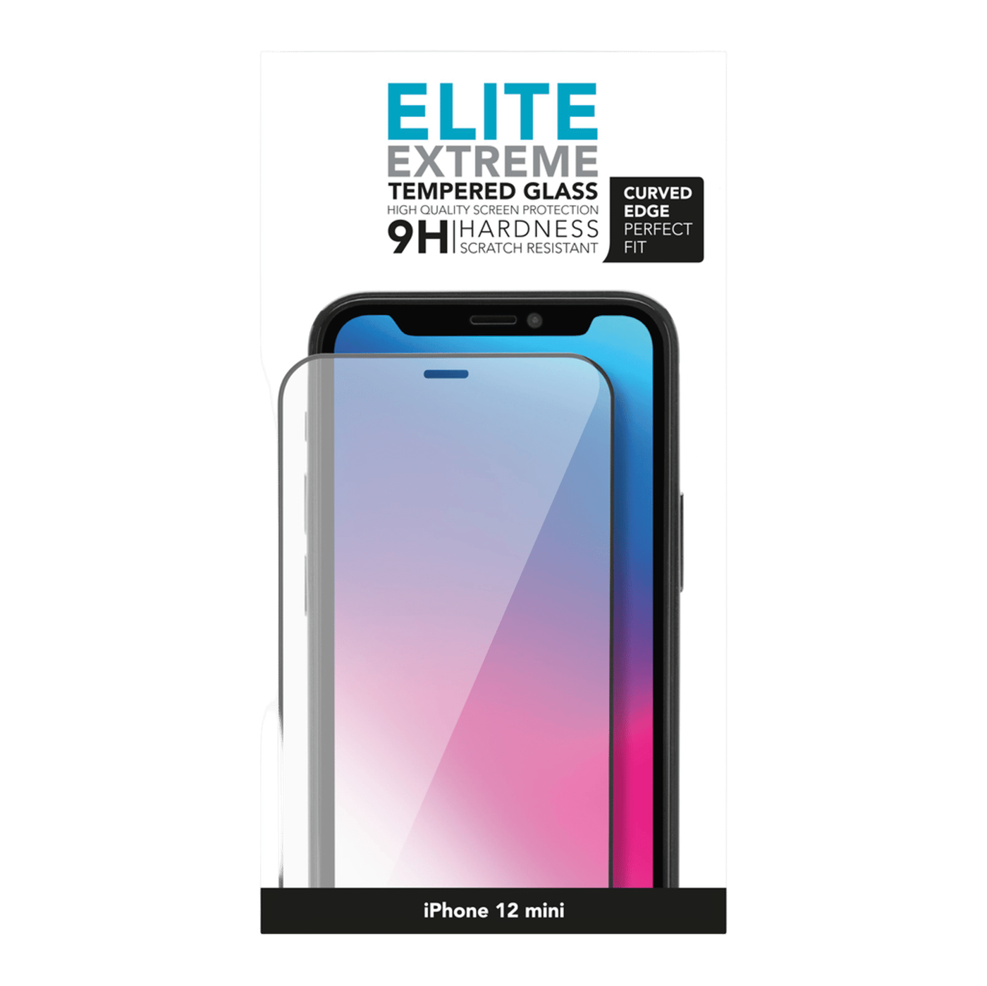 Linocell Elite Extreme Curved Skjermbeskytter for iPhone 12 Mini