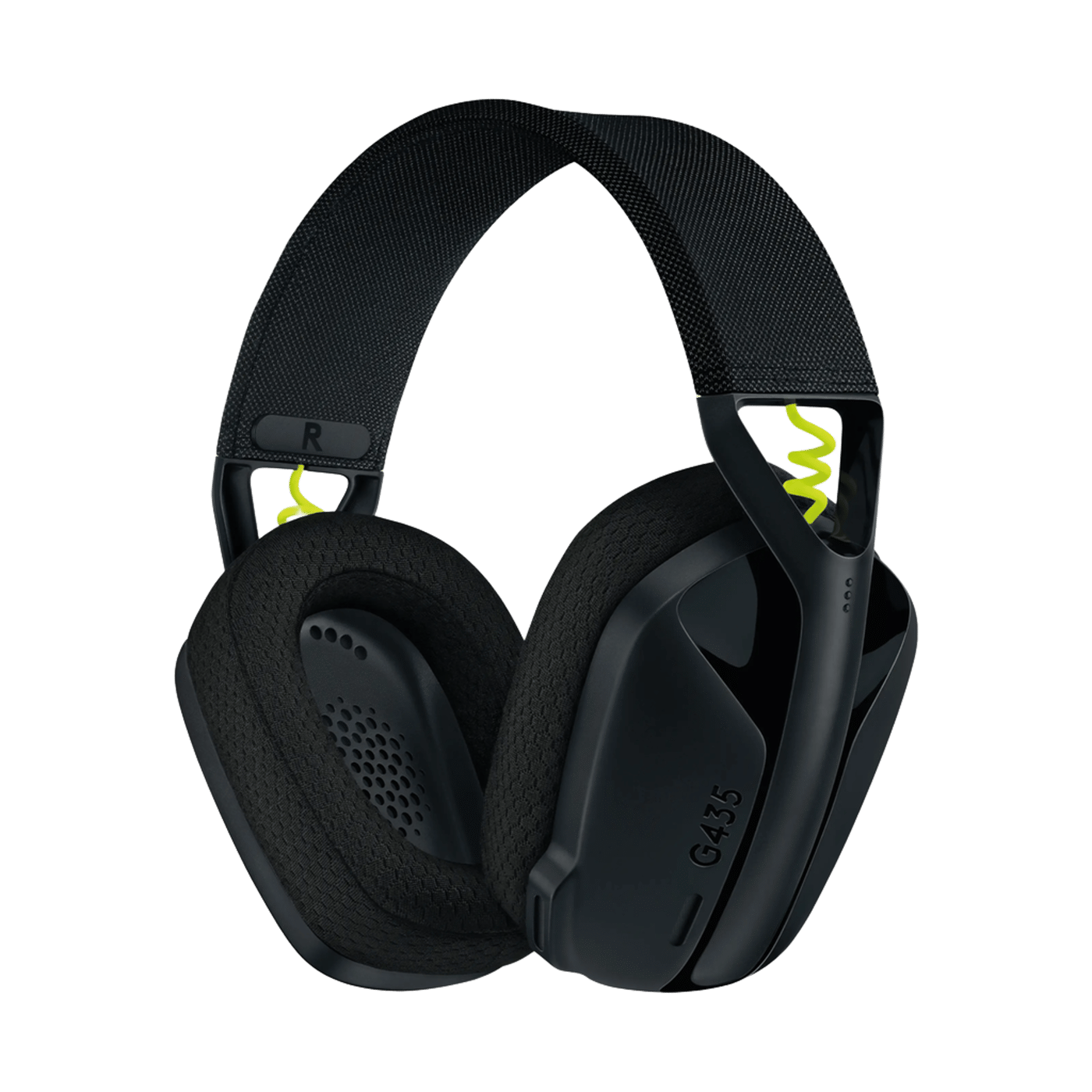 Logitech G 435 Lightspeed Trådlöst gaming-headset Svart & Neongul
