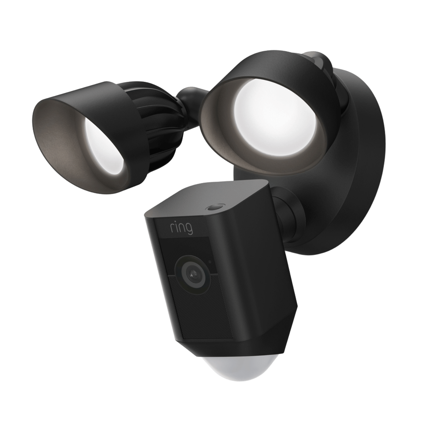Ring Floodlight Cam Wired Plus Svart