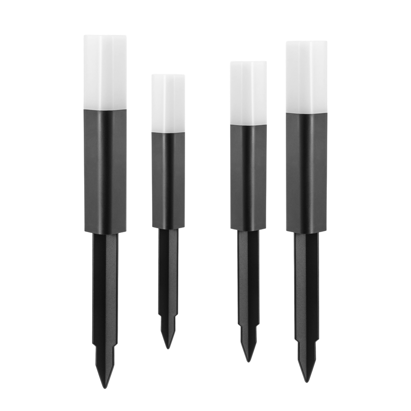 Luxorparts 125 Solcellsdriven pollare 4-pack