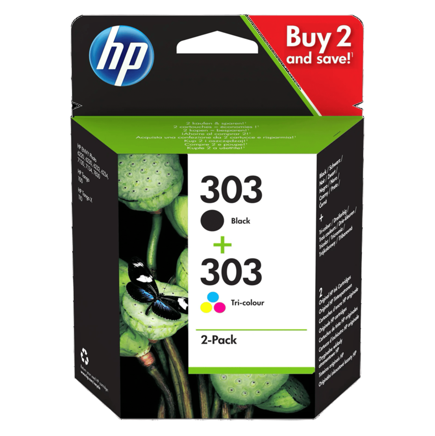 HP 303 Bläckpatroner 2-pack