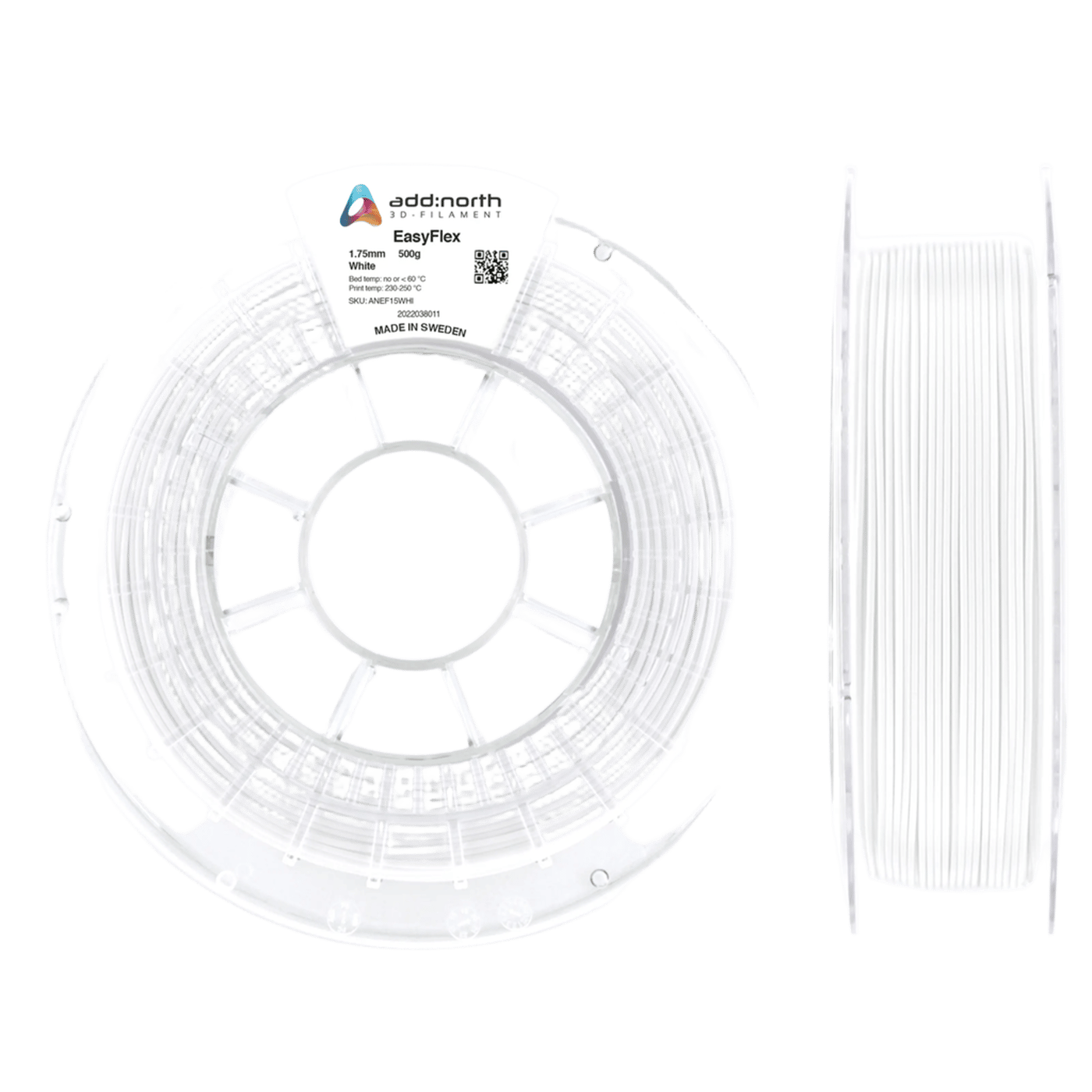 Addnorth Easyflex TPU-filament Vit