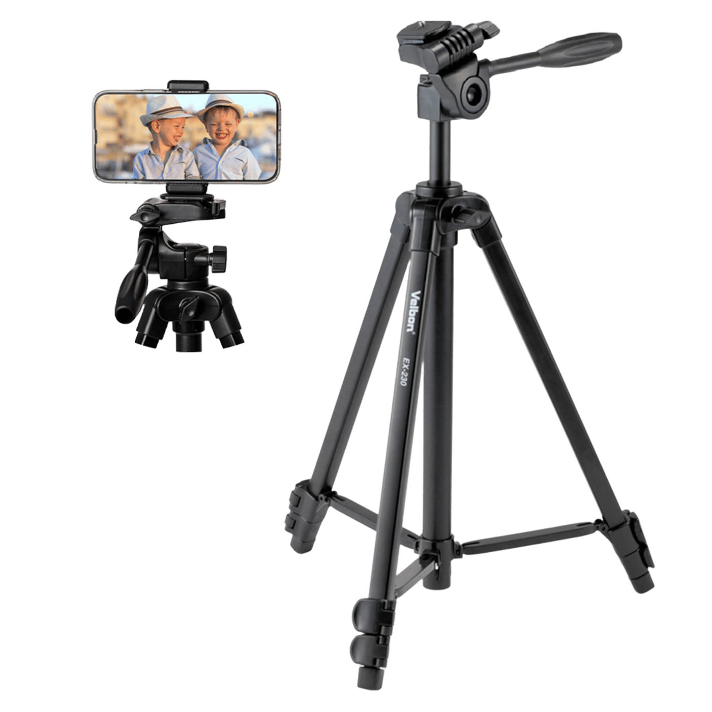 Velbon EX-230II med mobilholder