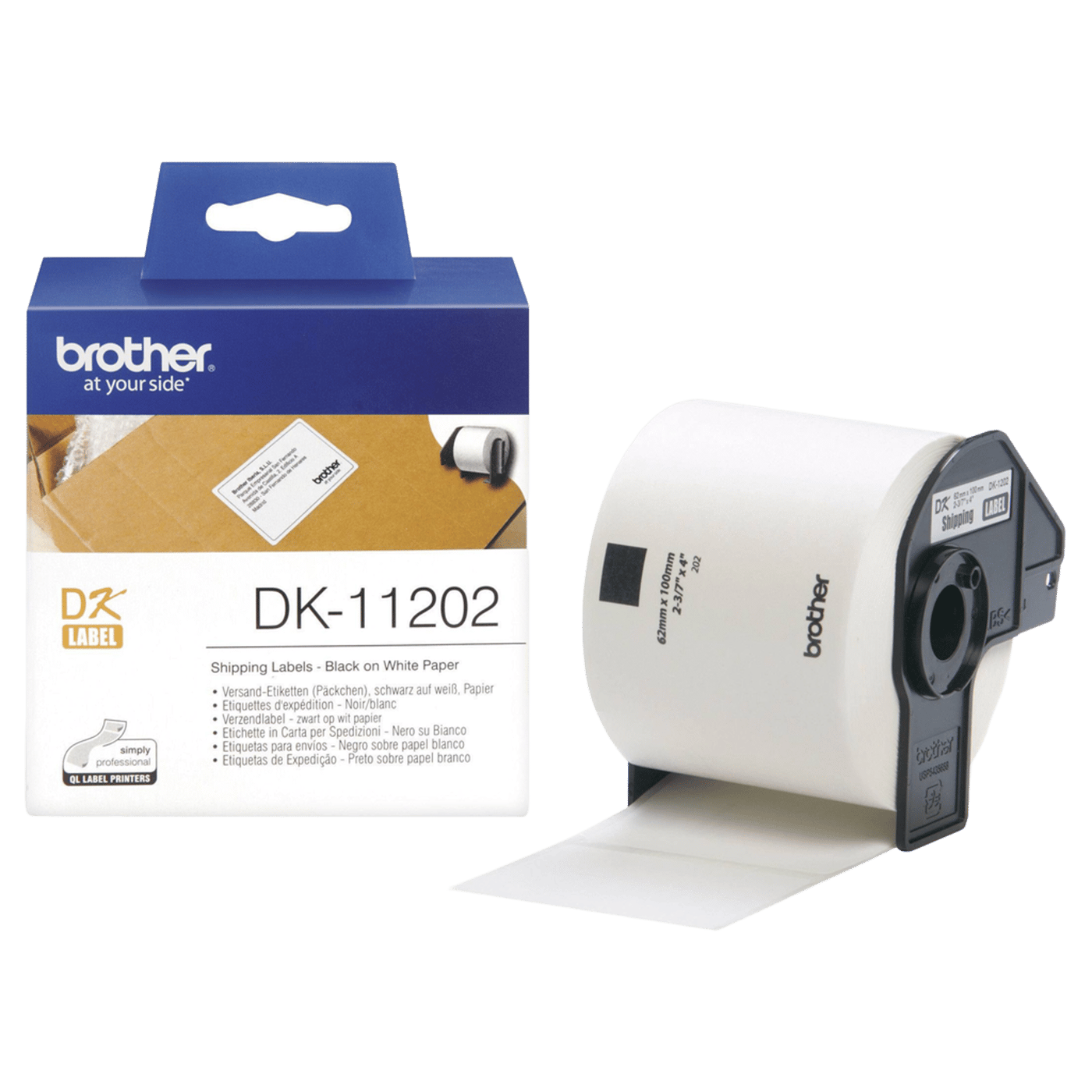 Brother DK-11202 fraktetiketter
