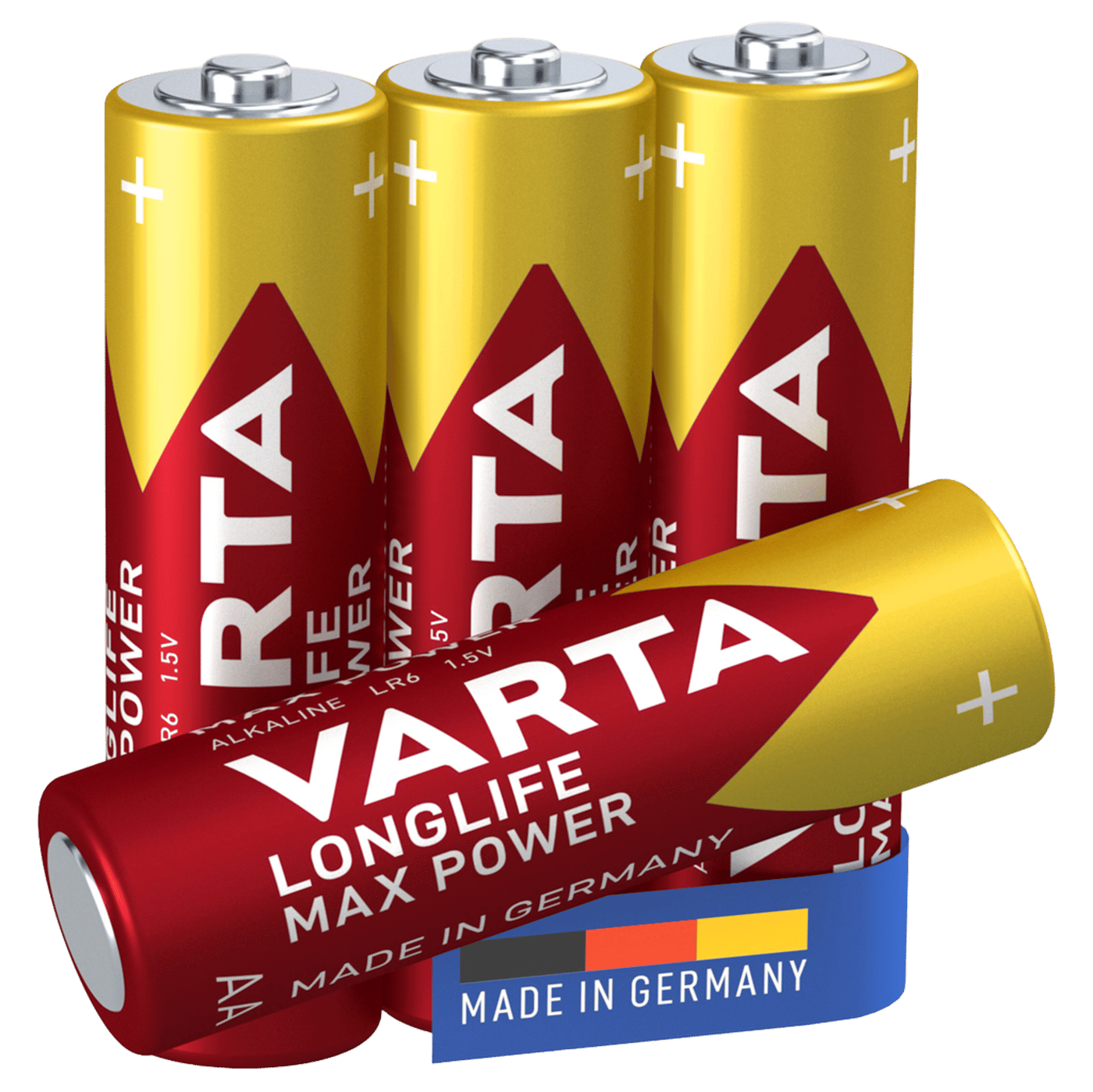 Varta Longlife Max Power AA-batterier 4-pack