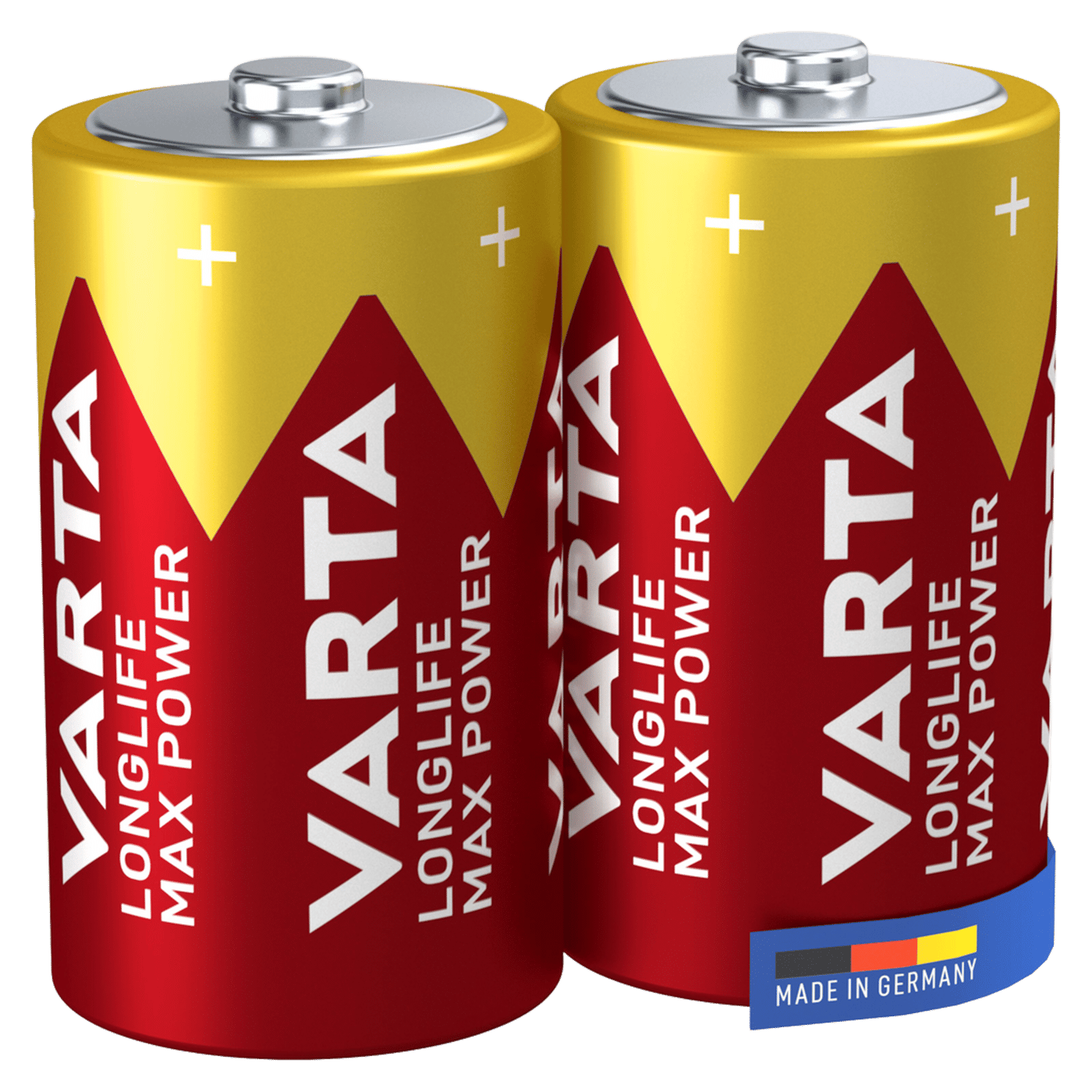 Varta Longlife Max Power D-batterier 2-pack