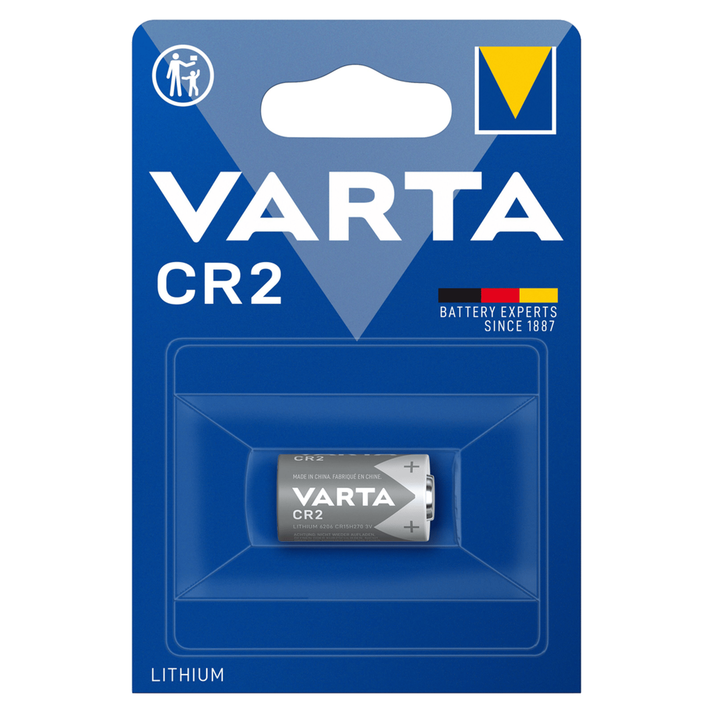 Varta Litiumbatteri CR2 1-pack