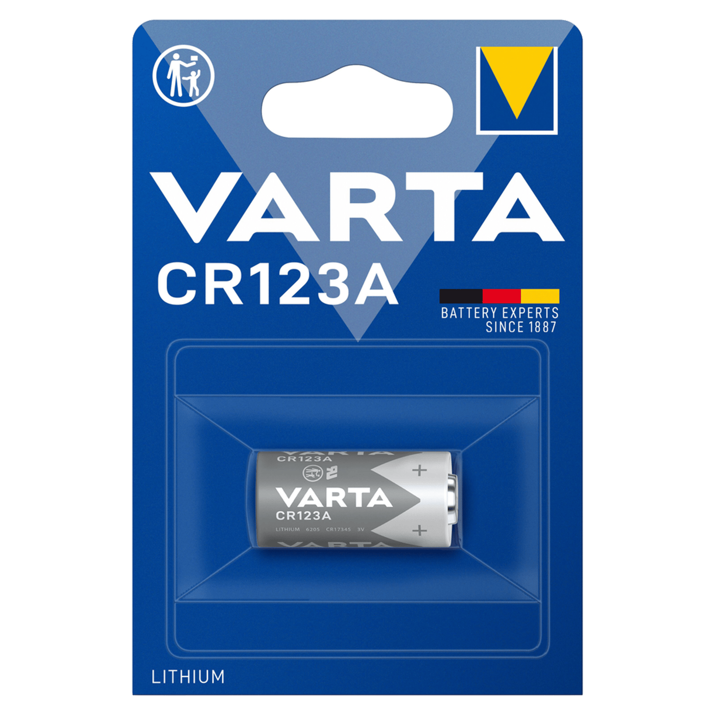 Varta Litiumbatteri CR123A 1-pack