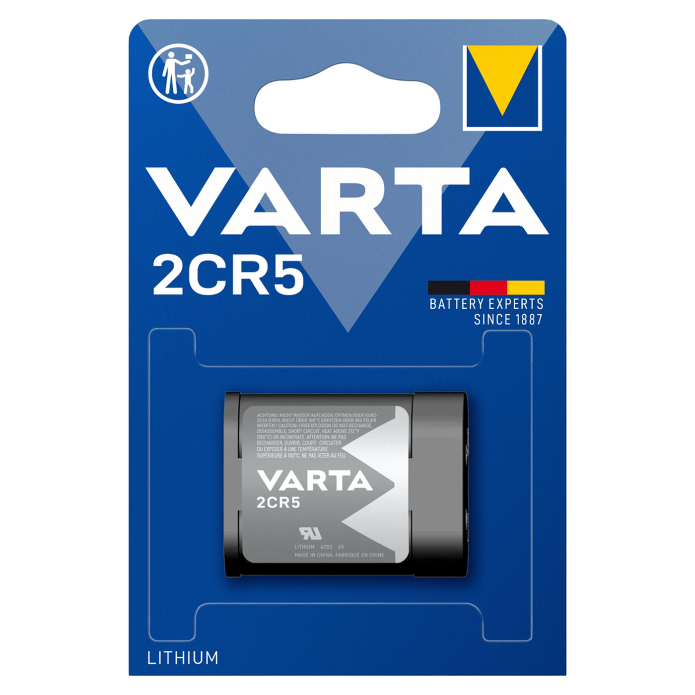 Varta Litiumbatteri 2CR5 1-pack