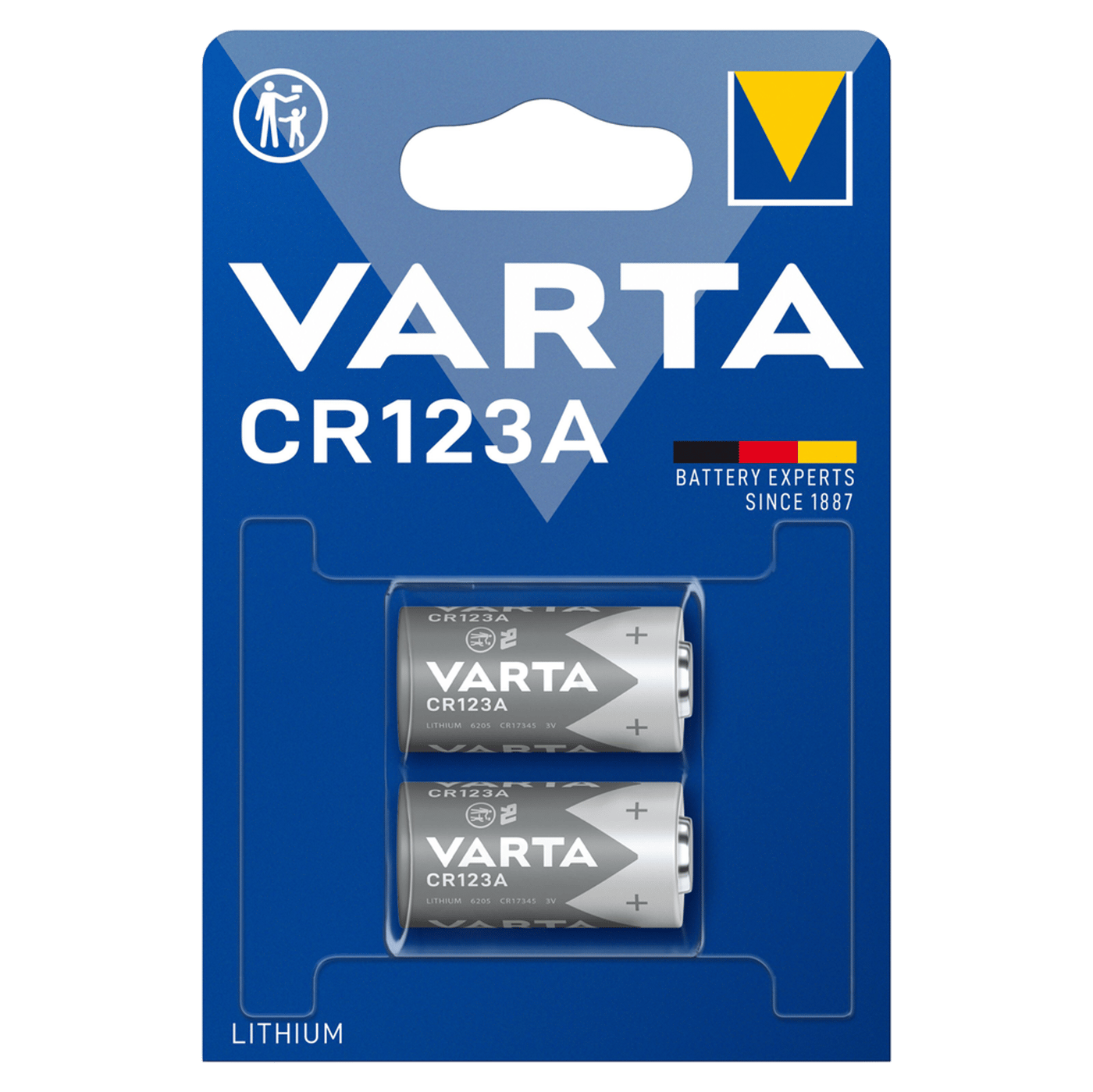 Varta Litiumbatteri CR123A 2-pack