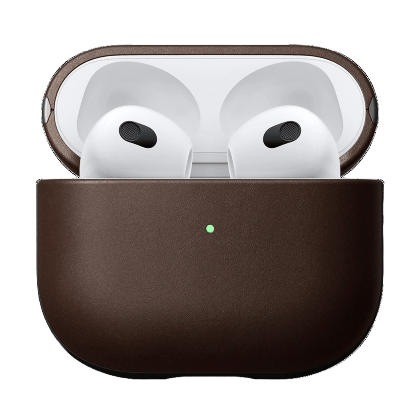 Nomad Modern Leather Case för AirPods Series 3 (2021) Brun