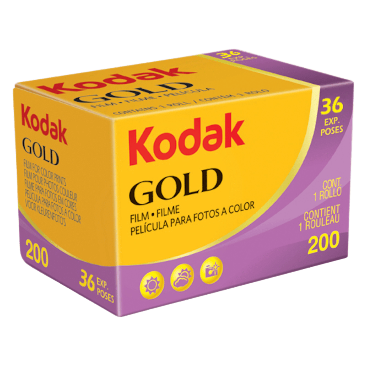 Kodak Gold 135-film 36 bilder med färg ISO 200 1-pack