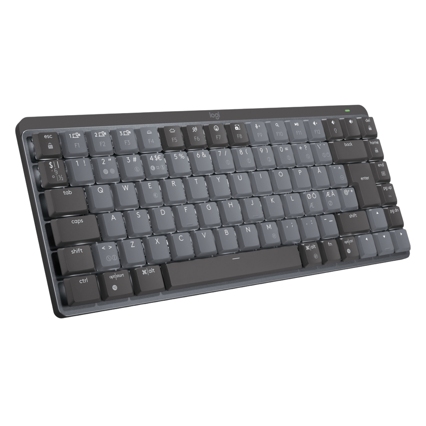 Logitech Mx Mechanical Mini Trådlöst mekaniskt tangentbord Brown Tactile Quiet