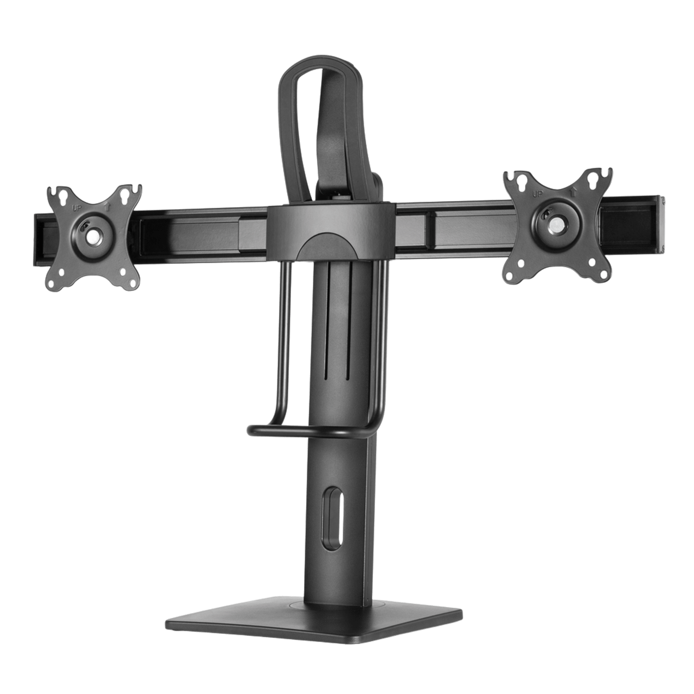 Plexgear Justerbart skärmstativ för 2 skärmar 17-27”