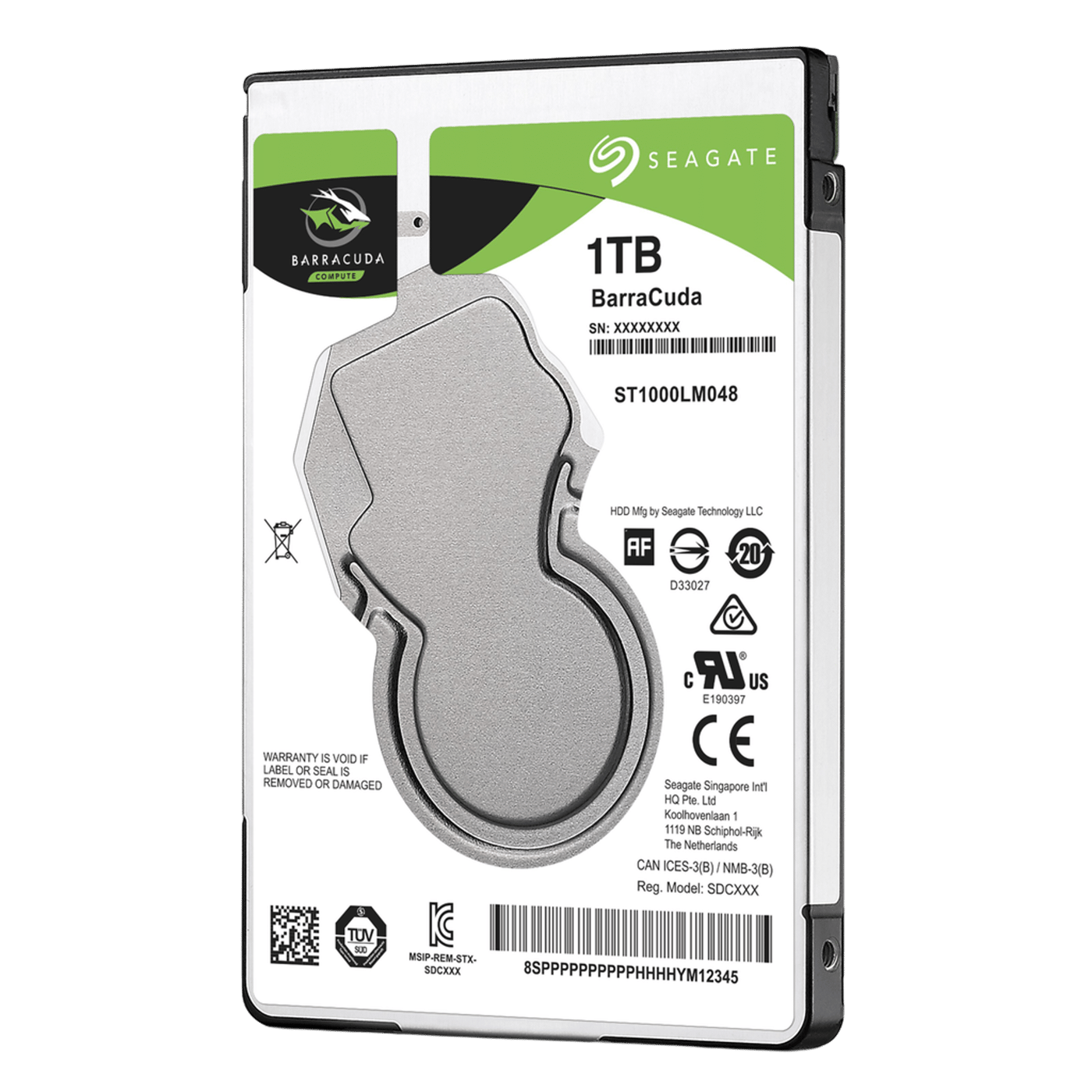 Seagate Barracuda Laptop Intern hårddisk 2,5” 1 TB
