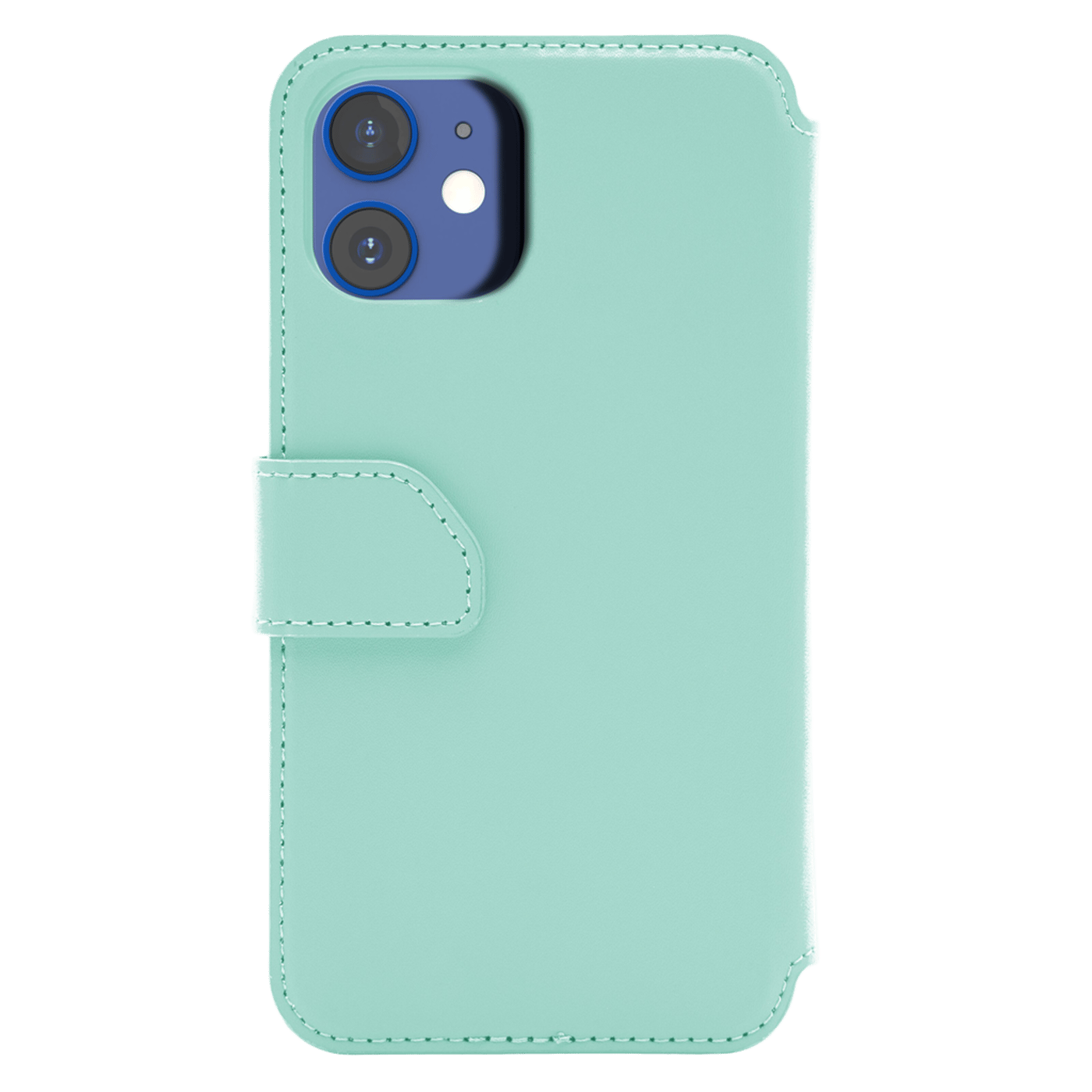 Wallet Case Solo 502 til iPhone 12 mini Turkis