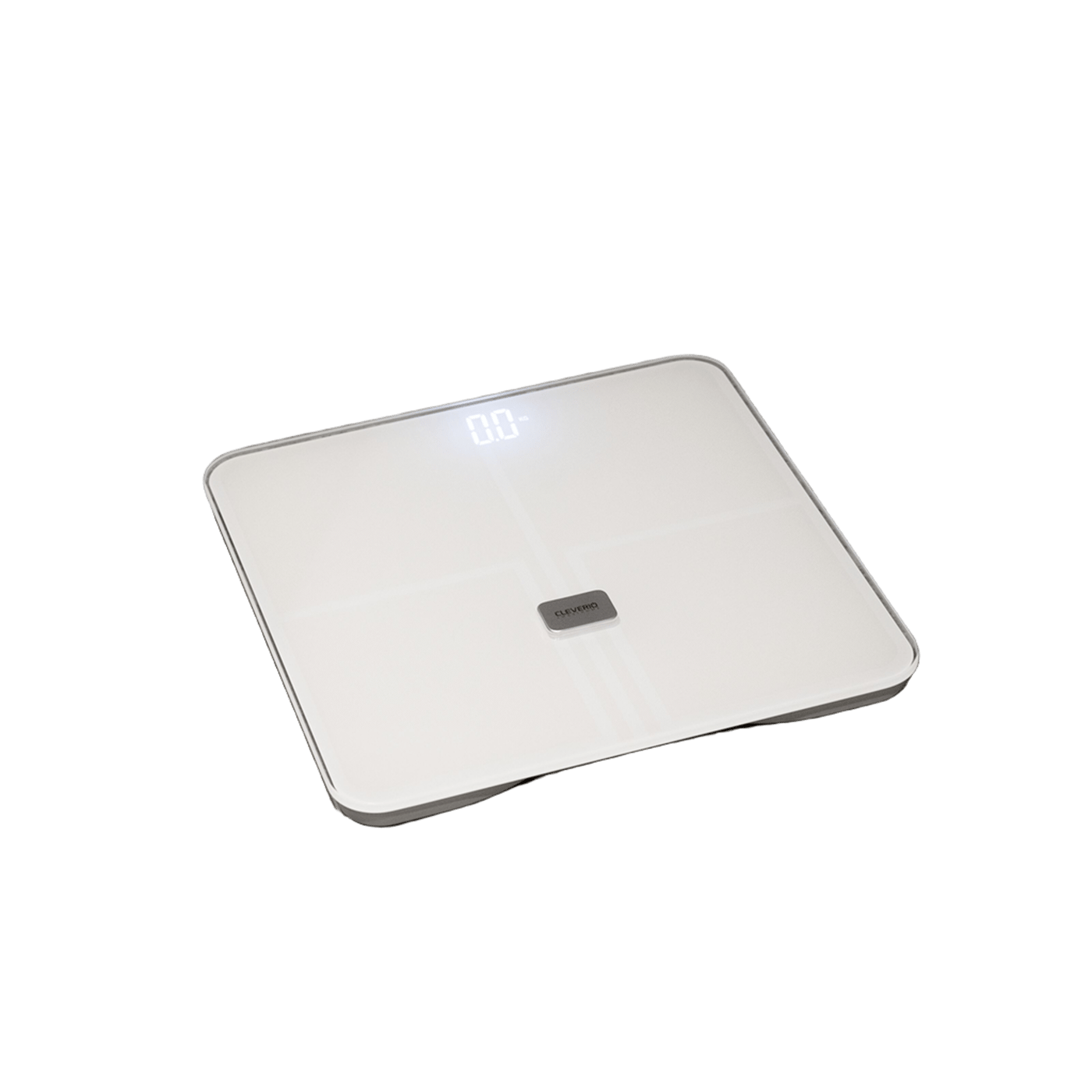 Cleverio Smart Scale Personvåg med wifi Vit
