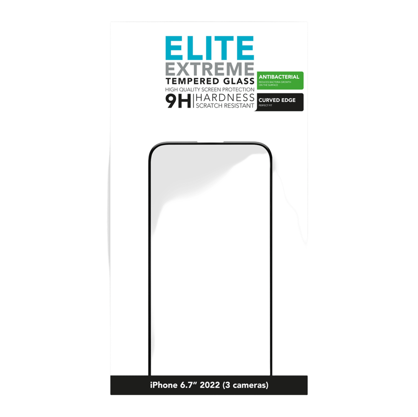 Linocell Elite Extreme Curved Skjermbeskytter for iPhone 14 Pro Max