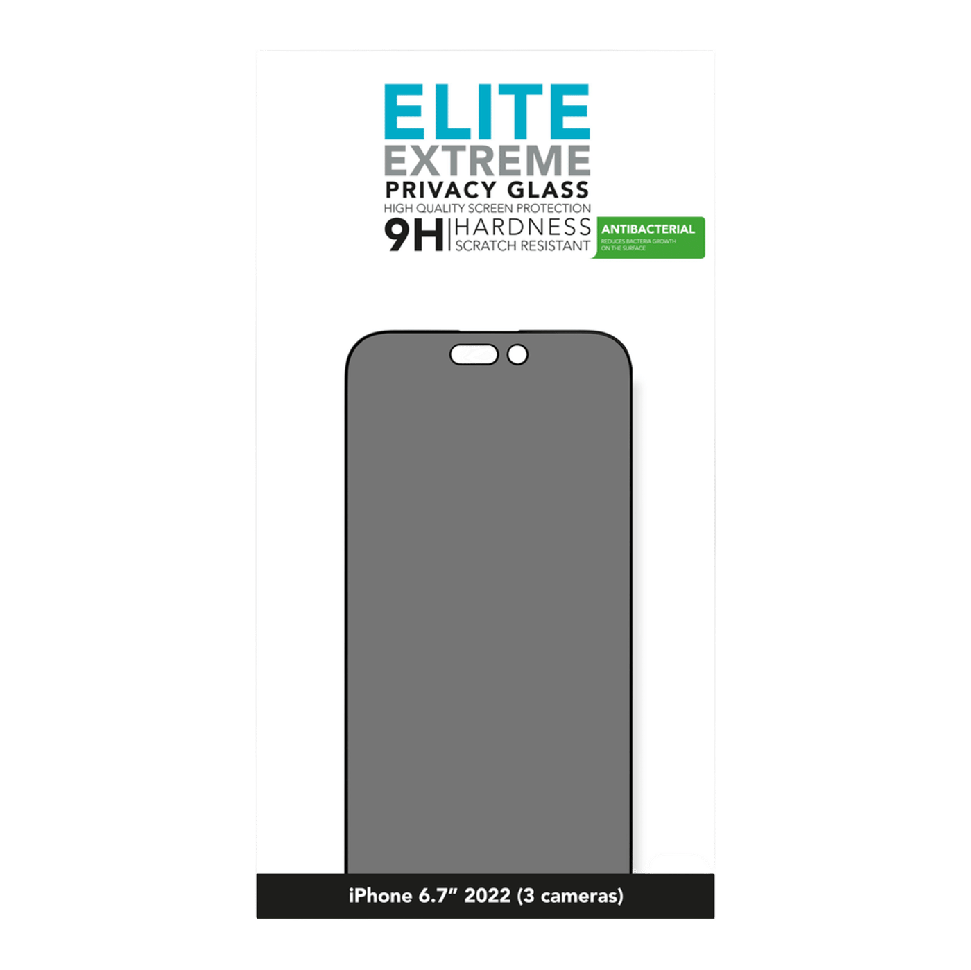 Linocell Elite Extreme Privacy Glass Skjermbeskytter for iPhone 14 Pro Max