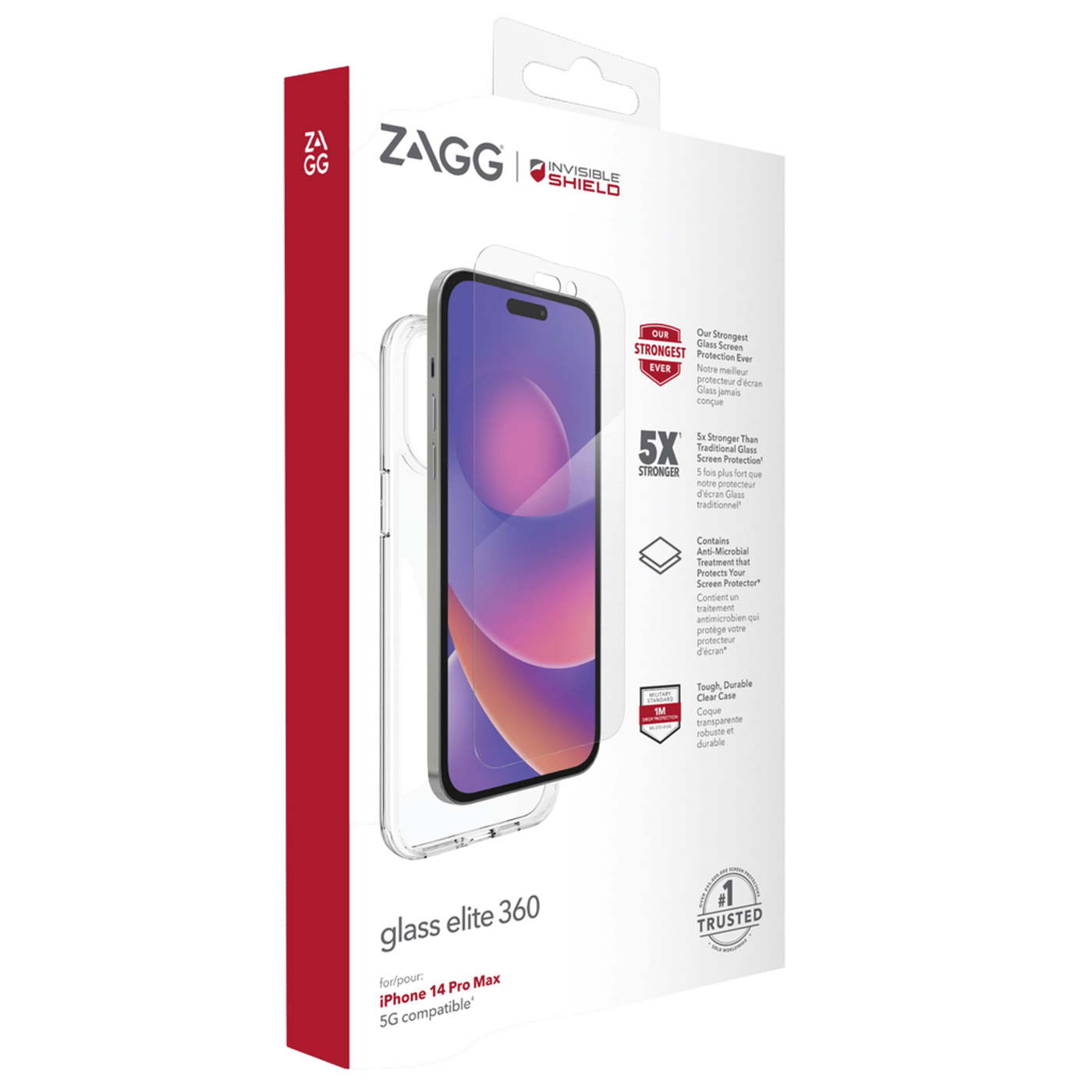 Invisible Shield Glass Elite 360 för iPhone 14 Pro Max