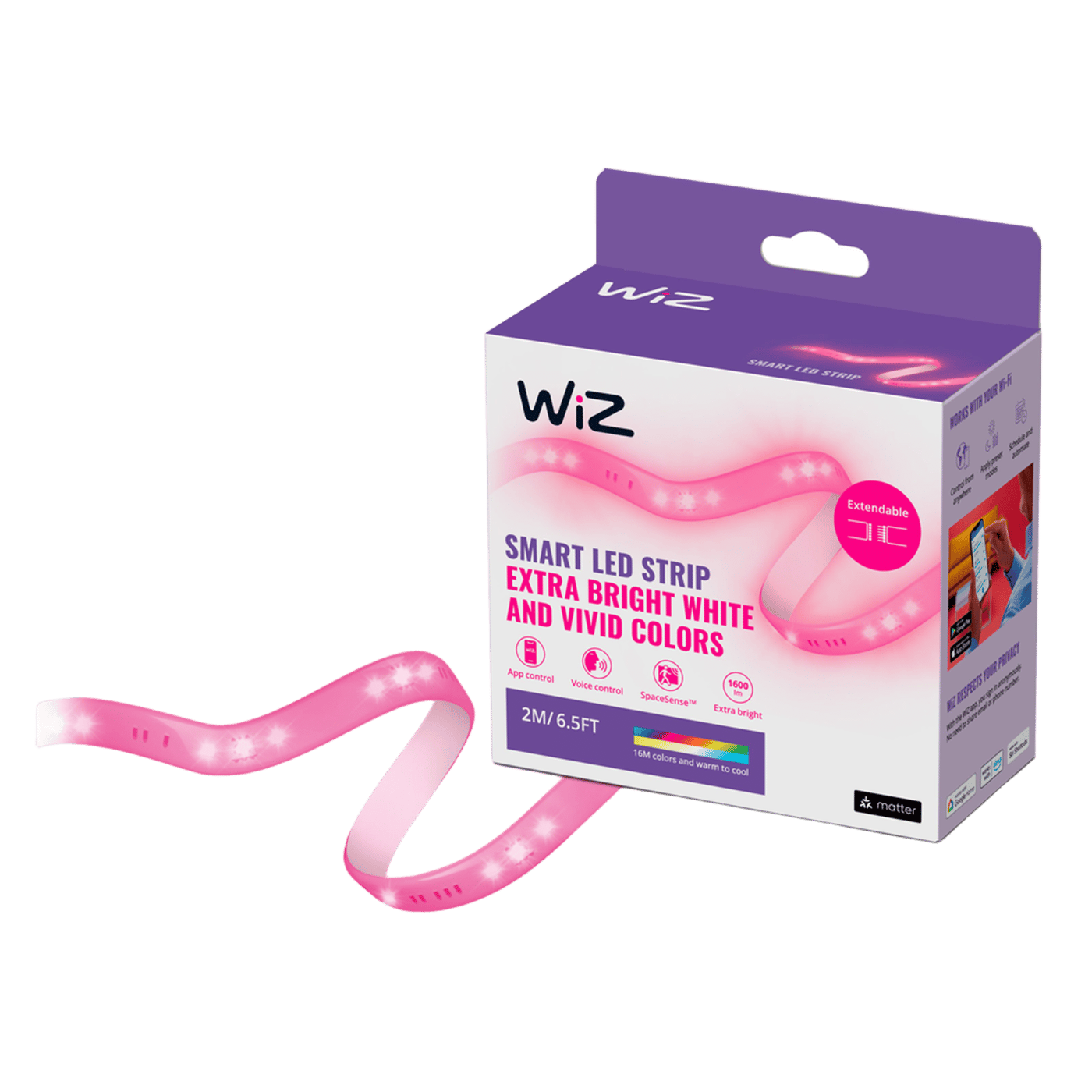WiZ LED Strip LED-list Startpakke 2 meter