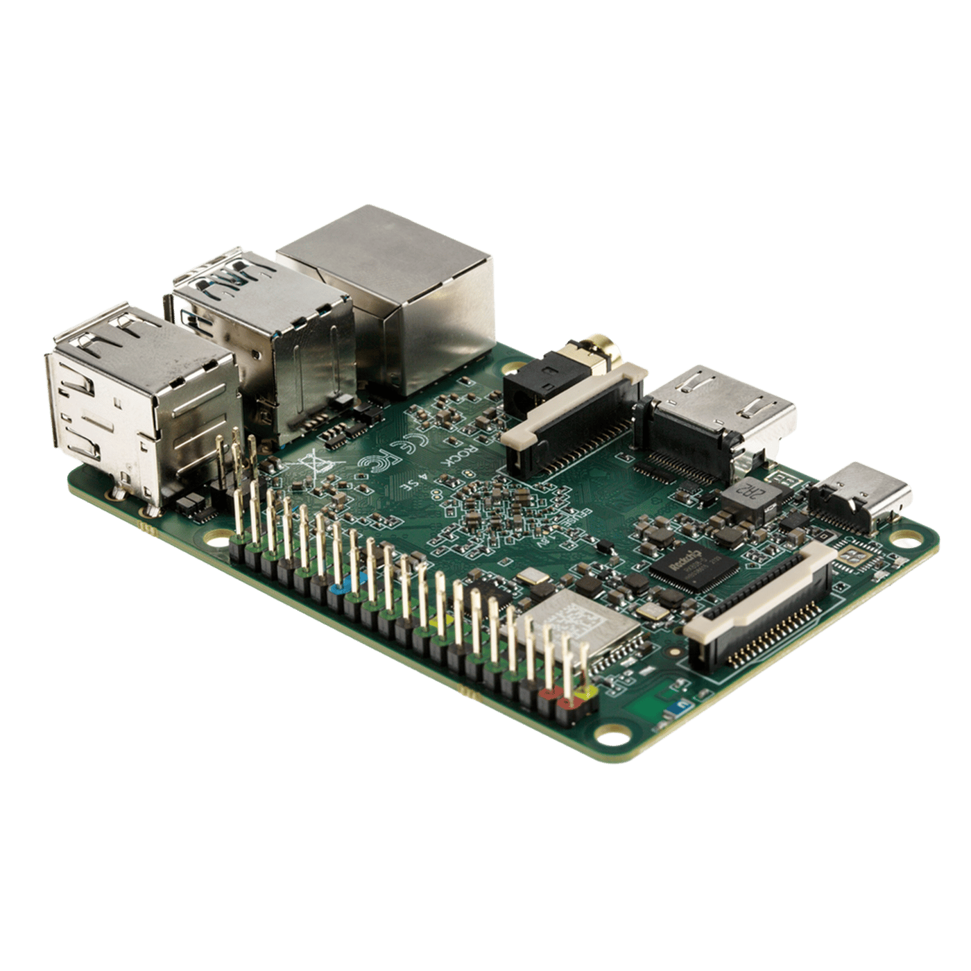 OKdo Radxa Rock 4 SE Enkortsdator med 4 GB RAM