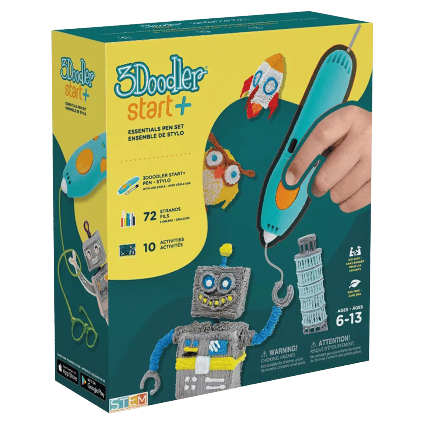 3Dooodler Essential Pen 3D-penna Startpaket