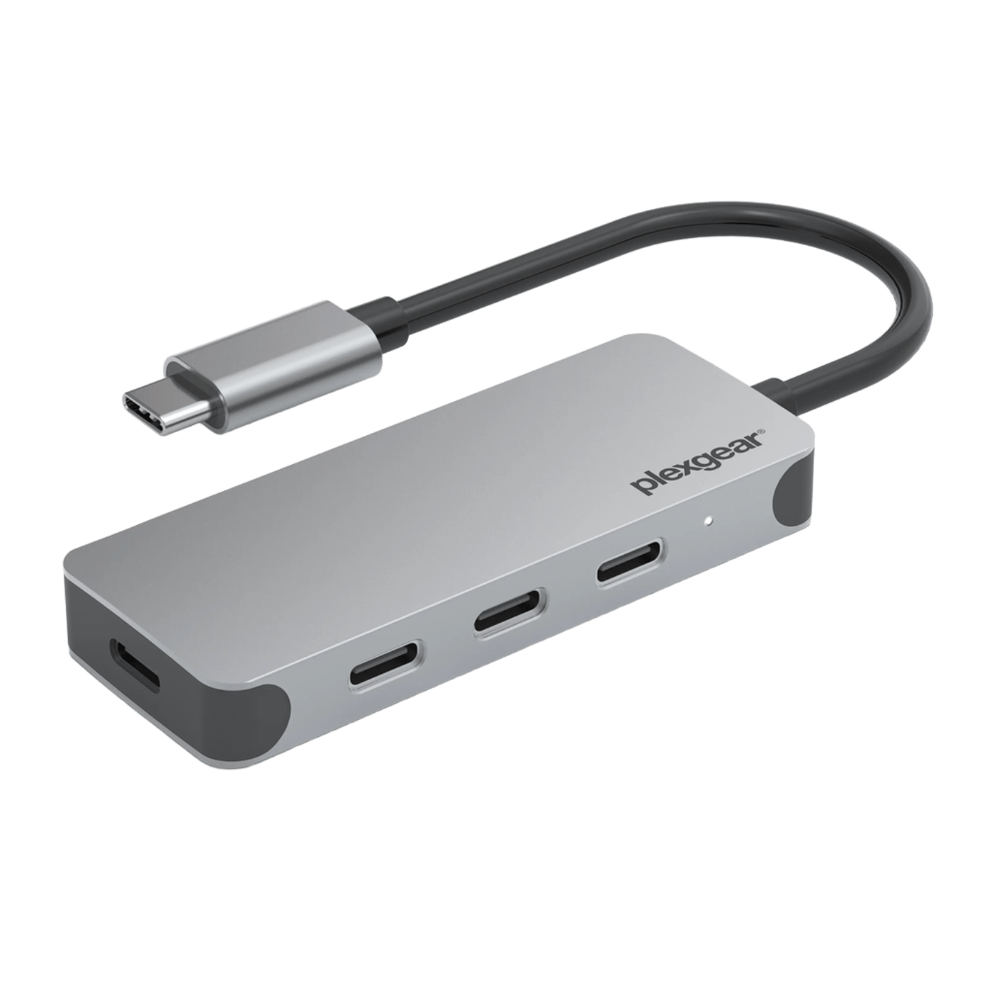 Plexgear USB-C-hubb 4-vägs