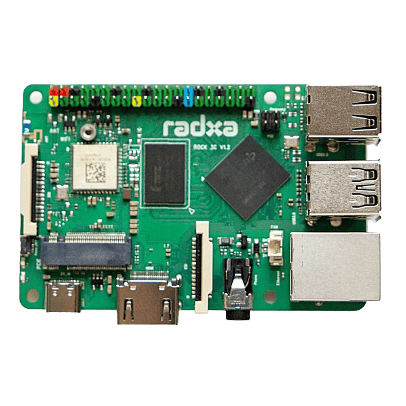 OKdo Radxa Rock 3C Enkortsdator med 1 GB RAM