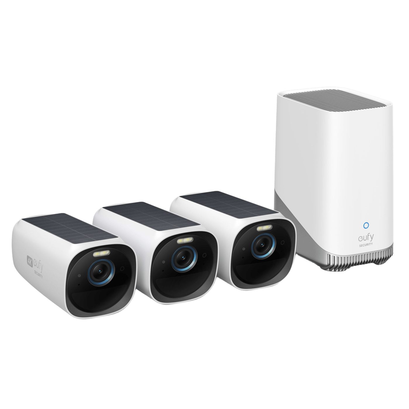 Eufy eufyCam 3 Övervakningssystem med solpanel 3-pack