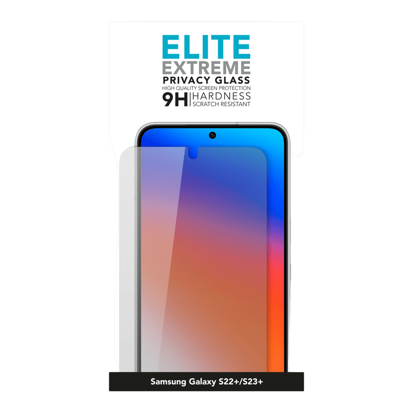 Linocell Elite Extreme Privacy Glass skärmskydd för Samsung Galaxy S23+ och S22+