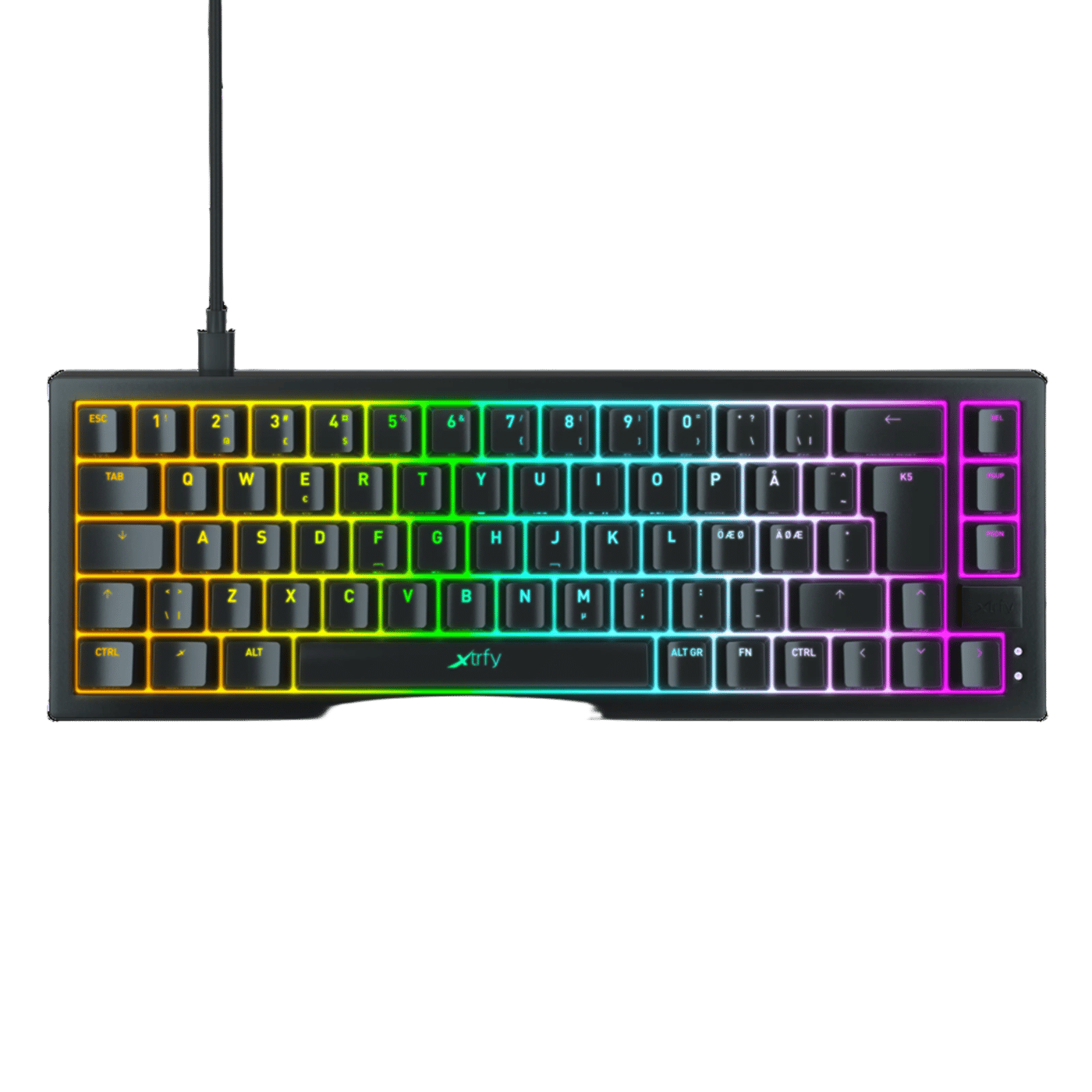 Xtrfy K5 Compact RGB Svart
