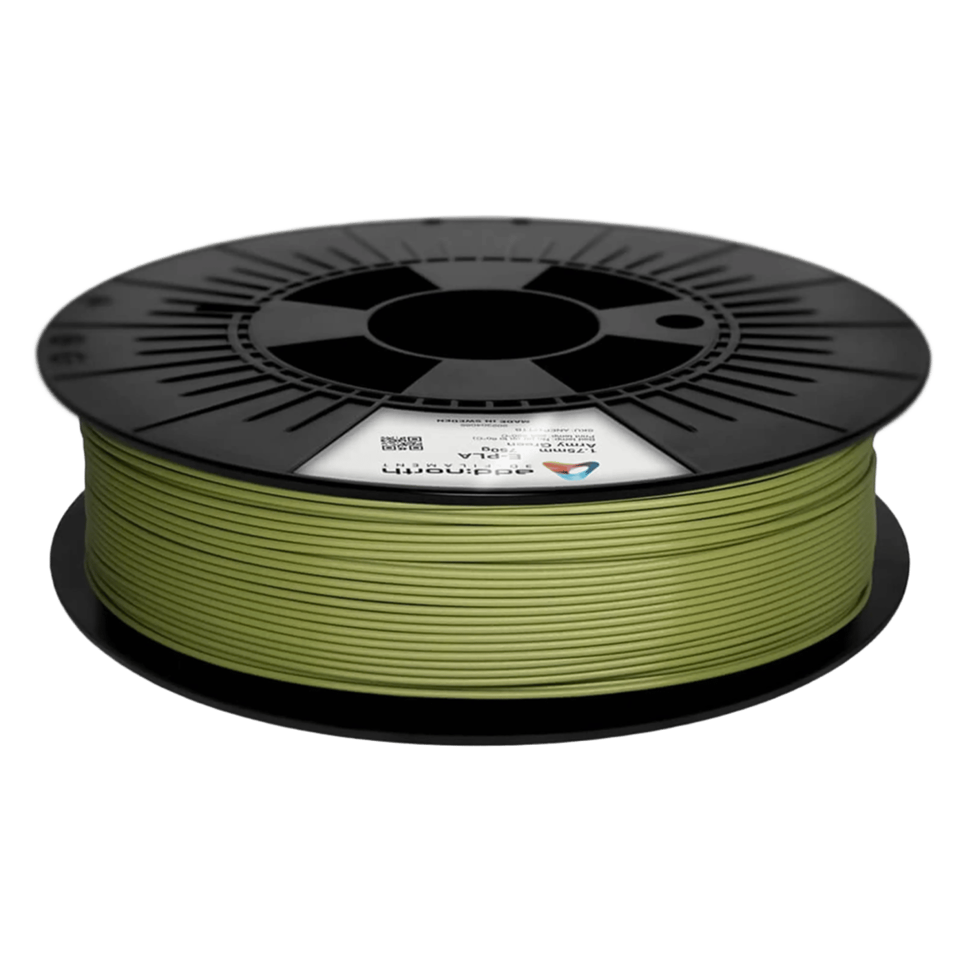 Addnorth E-PLA-filament för 3D-skrivare 1,75 mm Army Green