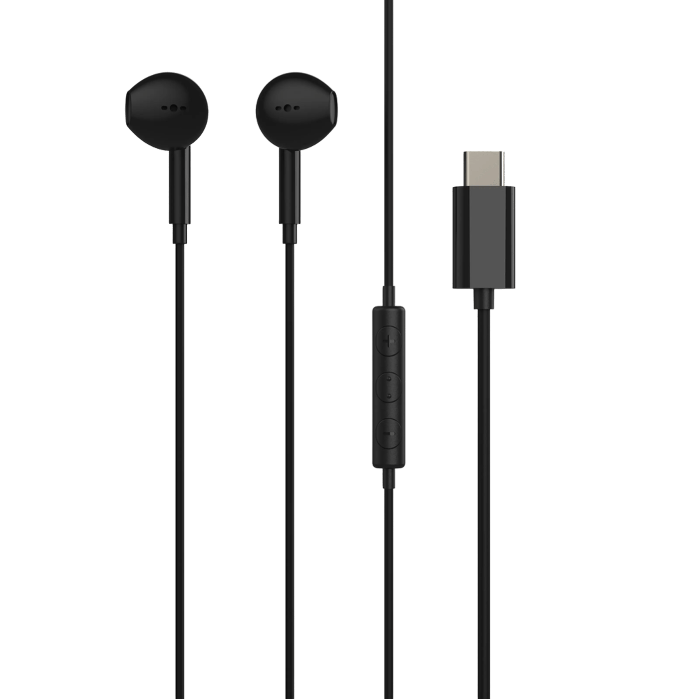 Linocell Pins Hörlurar med USB-C Svart