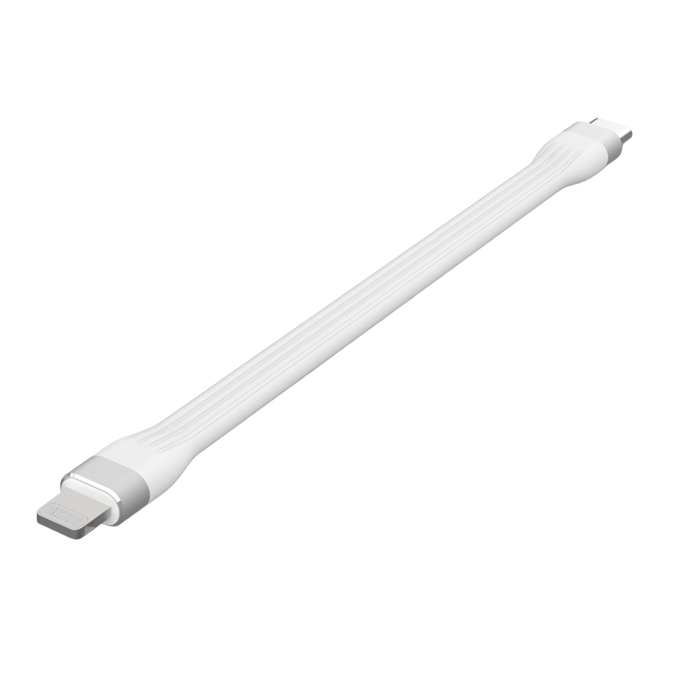 Linocell Flat USB-C till Lightningkabel 13 cm