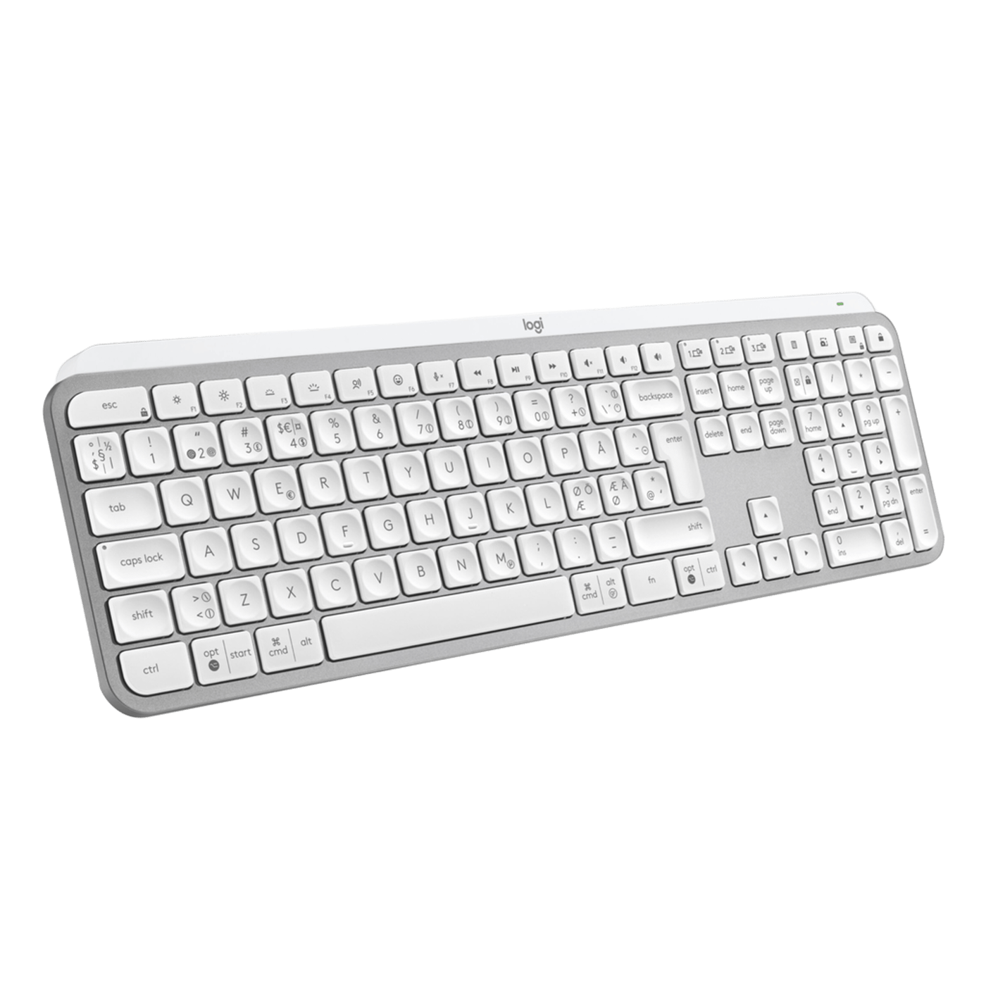 Logitech MX Keys S Trådlöst tangentbord Pale Grey