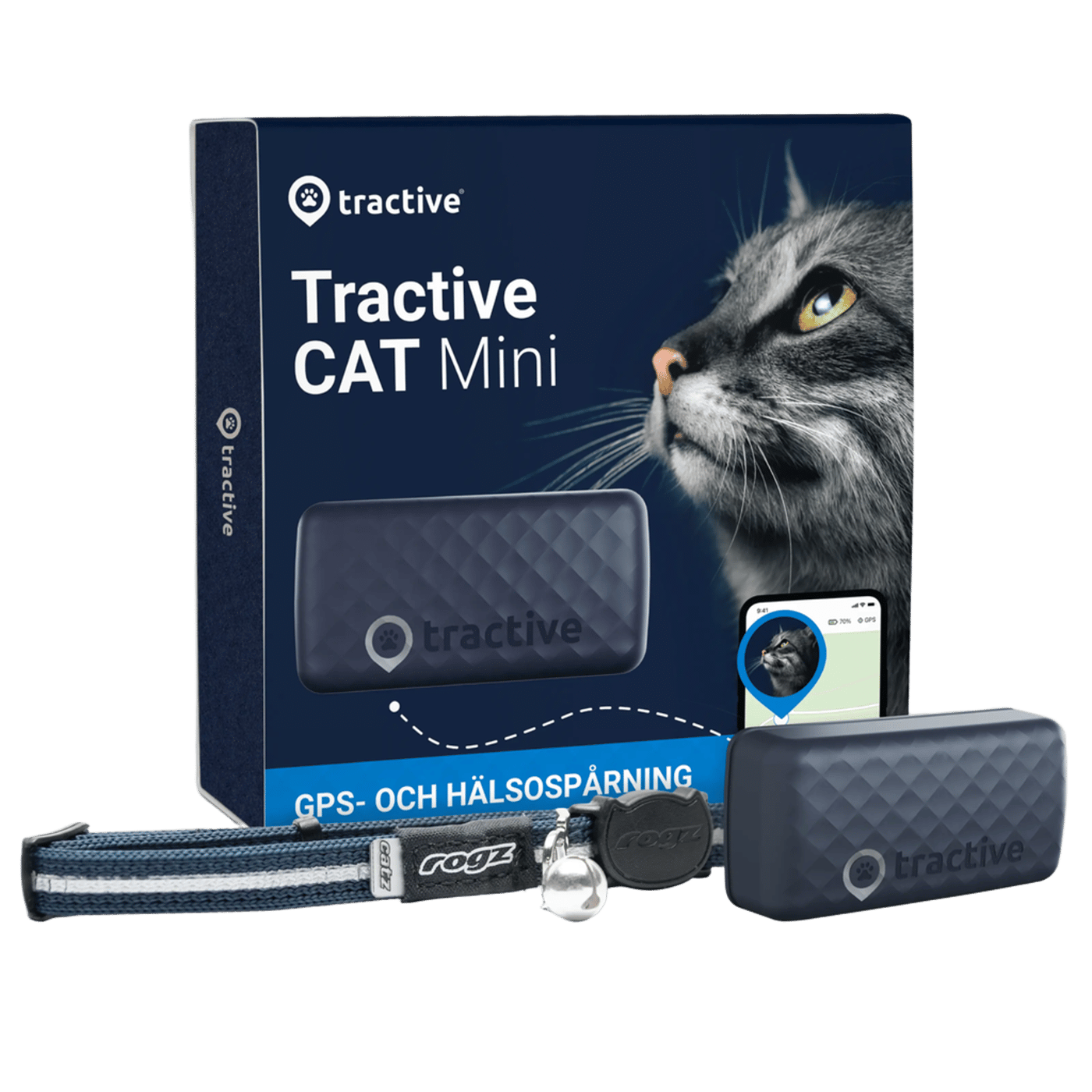Tractive CAT Mini – Katt-GPS med hälsospårning