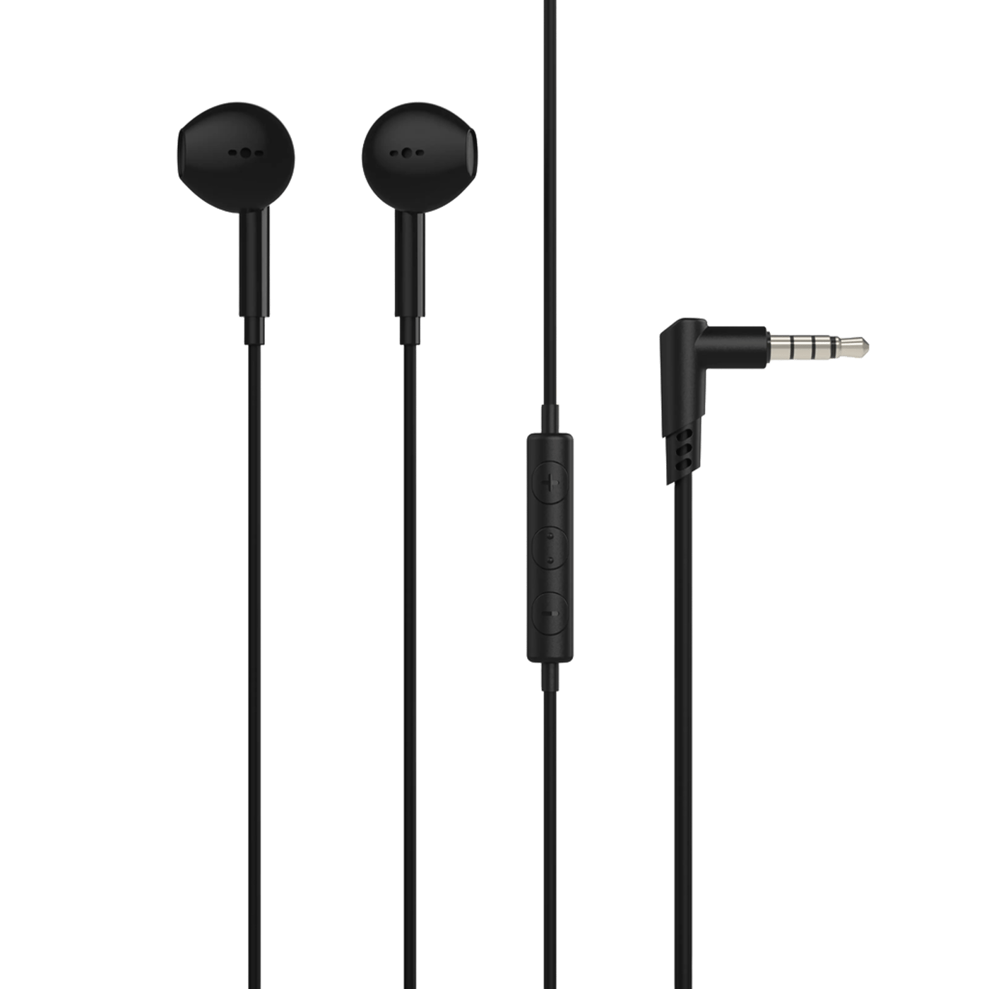 Linocell Hodetelefoner med mikrofon og 3,5 mm-kontakt Svart