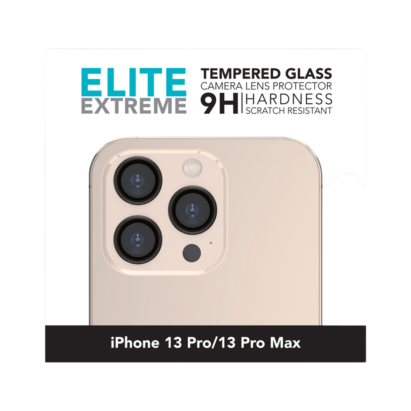Linocell Elite Extreme Beskyttelse for kameralinsen på iPhone 13 Pro og 13 Pro Max