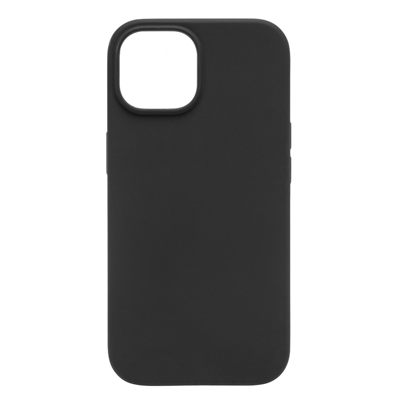Linocell Rubber case för iPhone 15 Svart