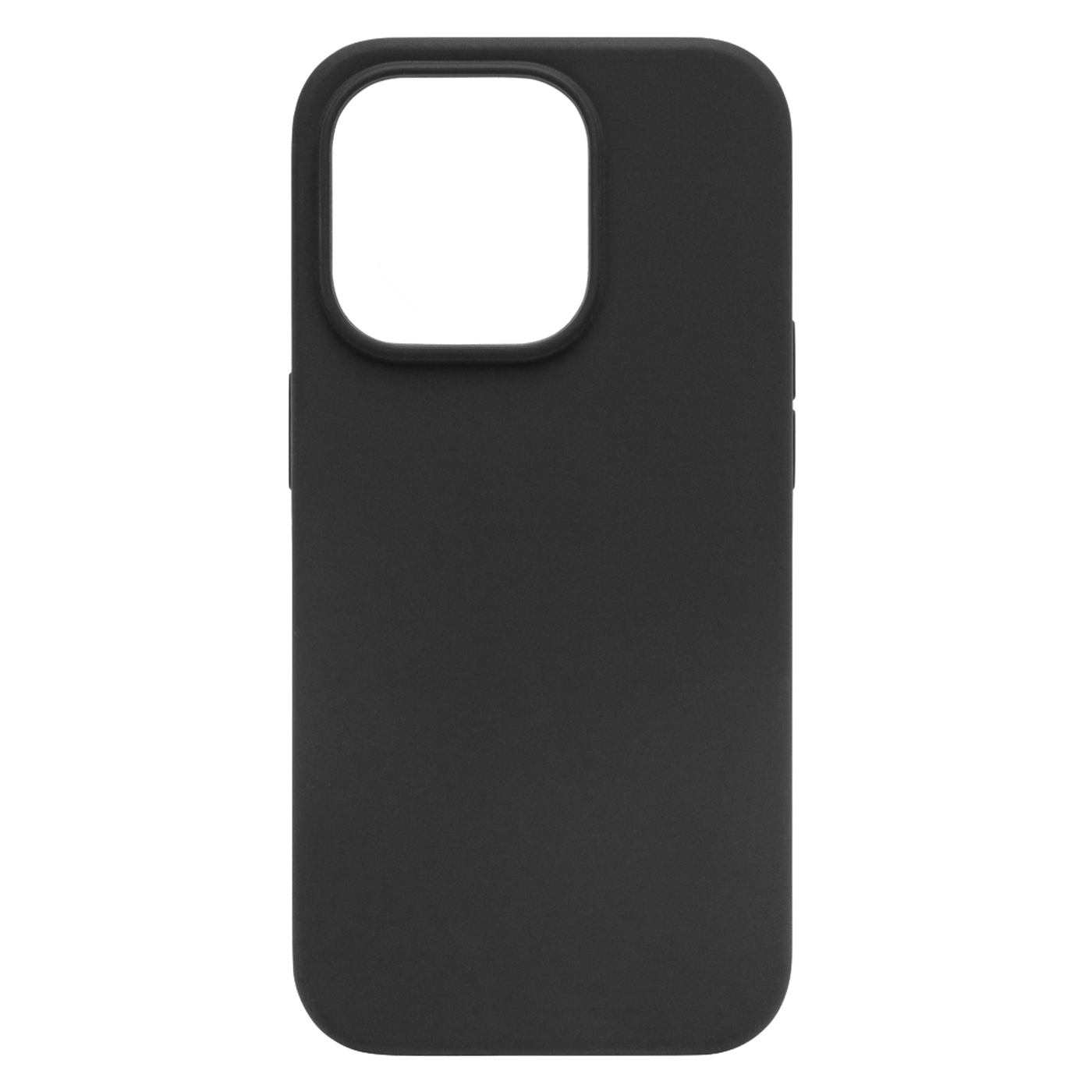 Linocell Rubber Case for iPhone 15 Pro Svart